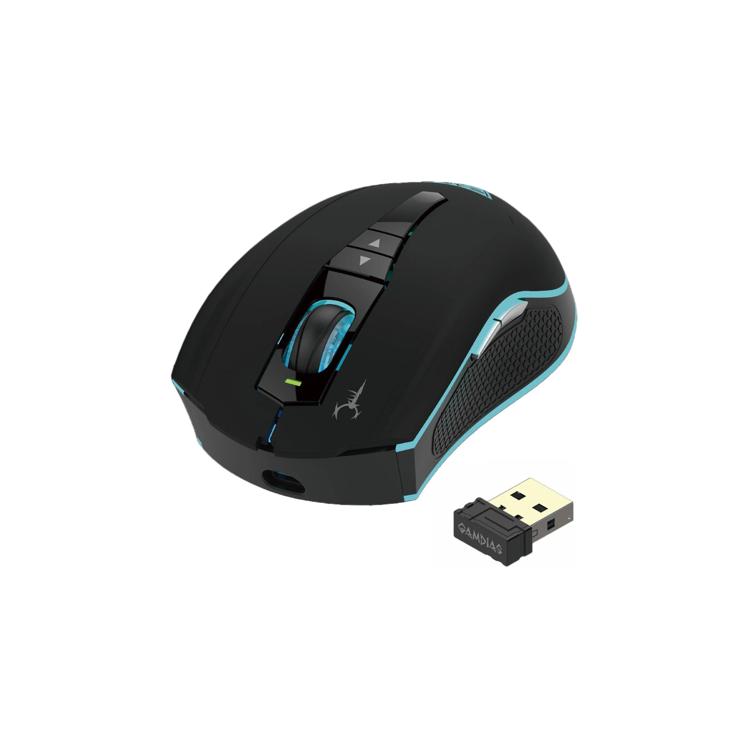 GAMDIAS Hades M1 Wired & Wireless Gaming Mouse – RGB LED, 16000 DPI, Ergonomic Design for PC Gaming