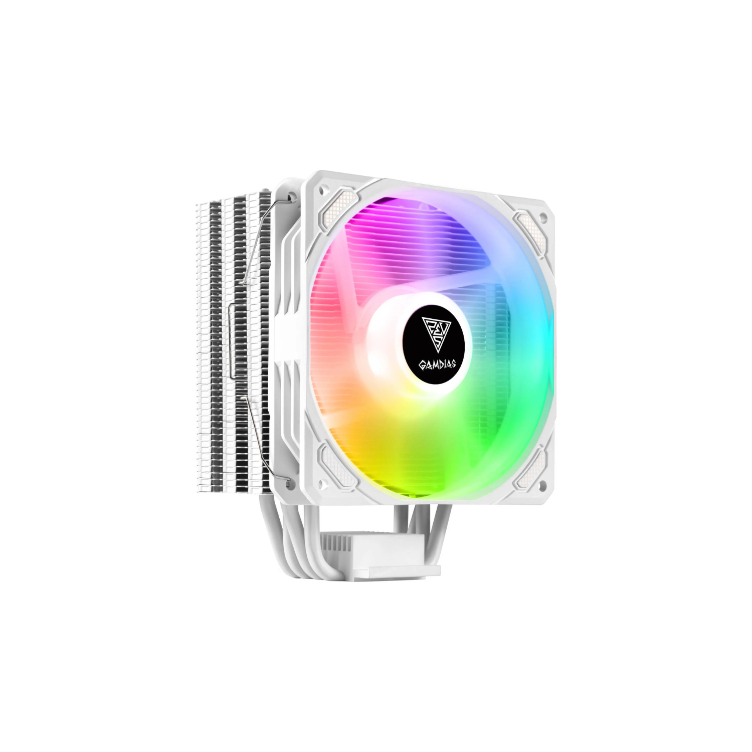 GAMDIAS BOREAS E1-410 CPU Air Cooler – Silent High-Performance Cooling, RGB Compatible, Easy Installation for Gaming & Desktop PCs