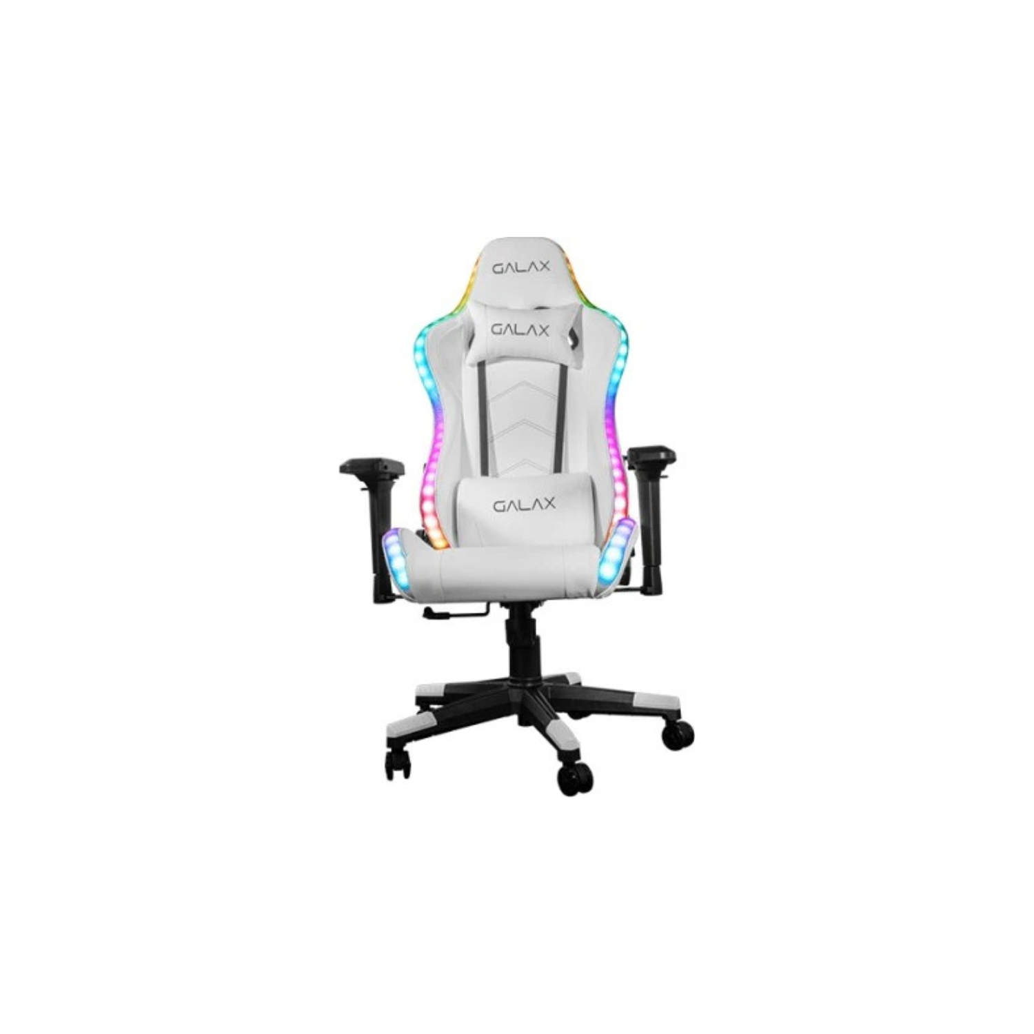 GALAX GC-02 RGB Gaming Chair – Adjustable 90°-180° Recline, High Back Steel Frame, RGB Lighting, Ergonomic Gaming/Office Seat