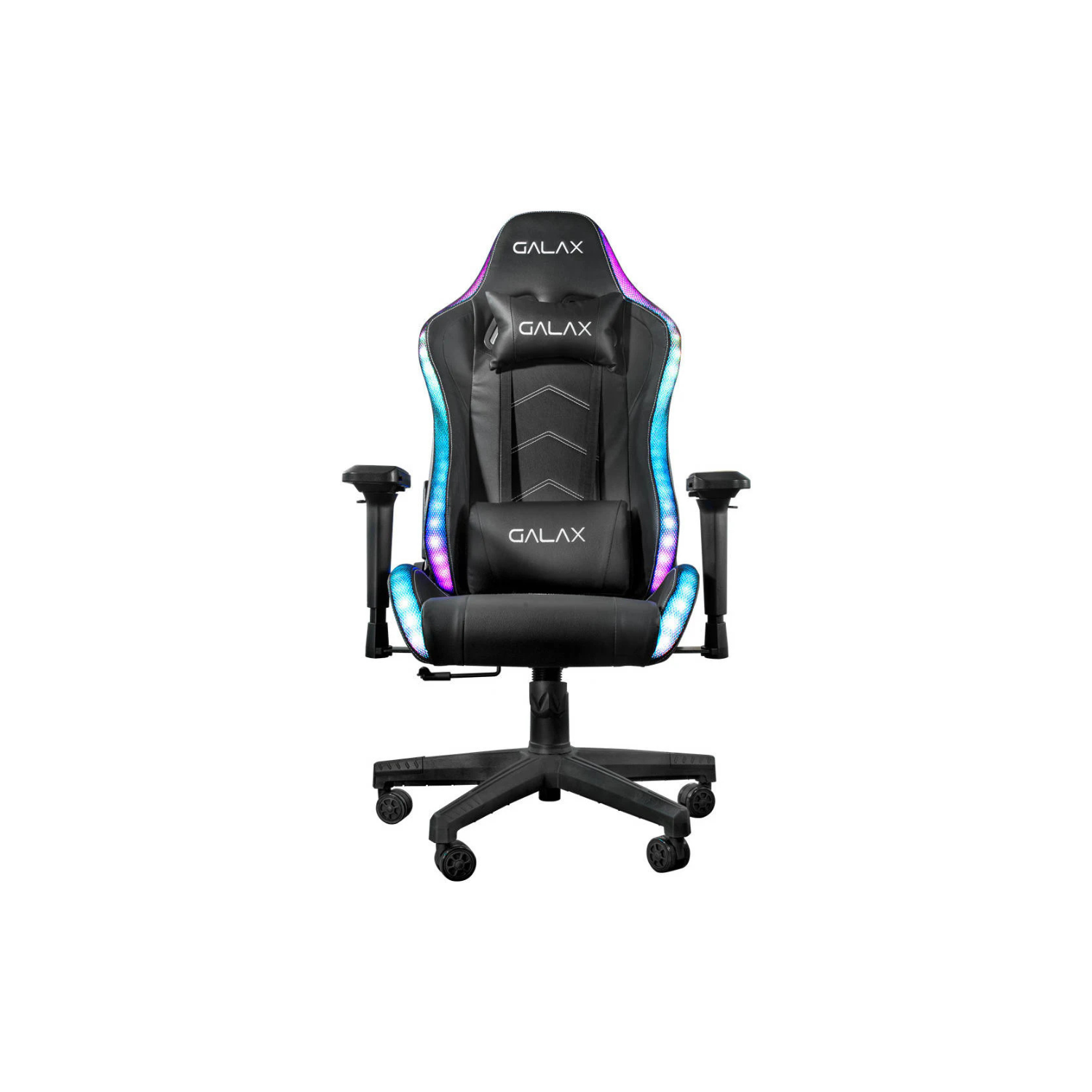 GALAX GC-01S RGB Gaming Chair – Iron Frame, Built-in Adjustable Lumbar Support, 100 mm Class 4 Gas Lift, 90-180° Recline, Max Load 170 kg