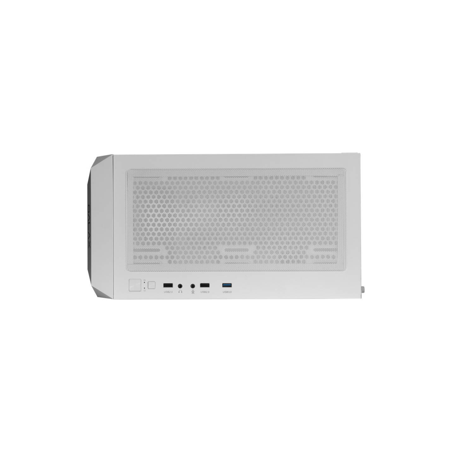 GALAX Revolution 07 White ATX Mid-Tower Gaming PC Case – Tempered Glass Side Panel, SPCC Steel Chassis, Supports 360mm Radiator & 330mm GPU, 4 Pre-Installed ARGB Fans, USB 3.0 I/O