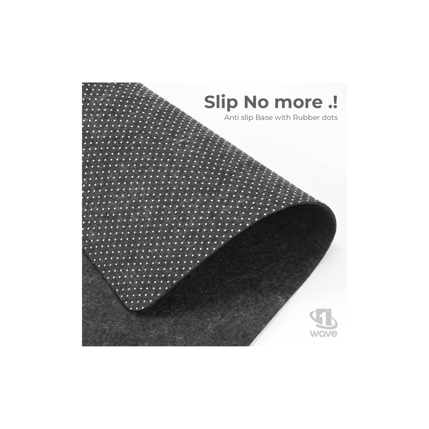 First Wave Signature Mat | Premium Desk Mat 100x35cm | Smooth Felt & Leather | Gaming, Office & Home | Clean & Organized Desk | Laptop, Keyboard & Mouse Pad | Anti-Slip, Water-Resistant | Grey-Tan
