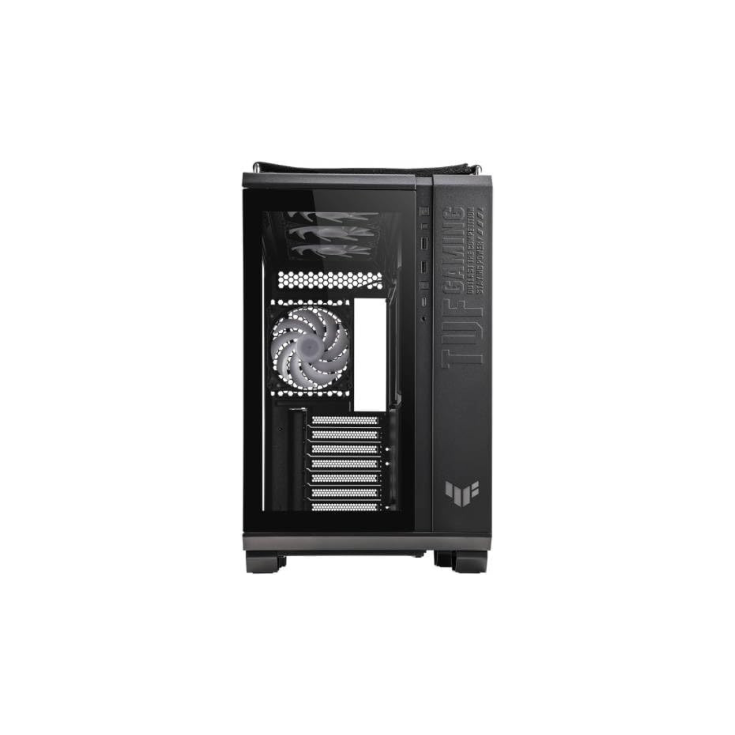 ASUS TUF Gaming GT502 Horizon Mid-Tower PC Case – Black with Tempered Glass & ARGB Fans, ATX / Micro-ATX / Mini-ITX Compatible