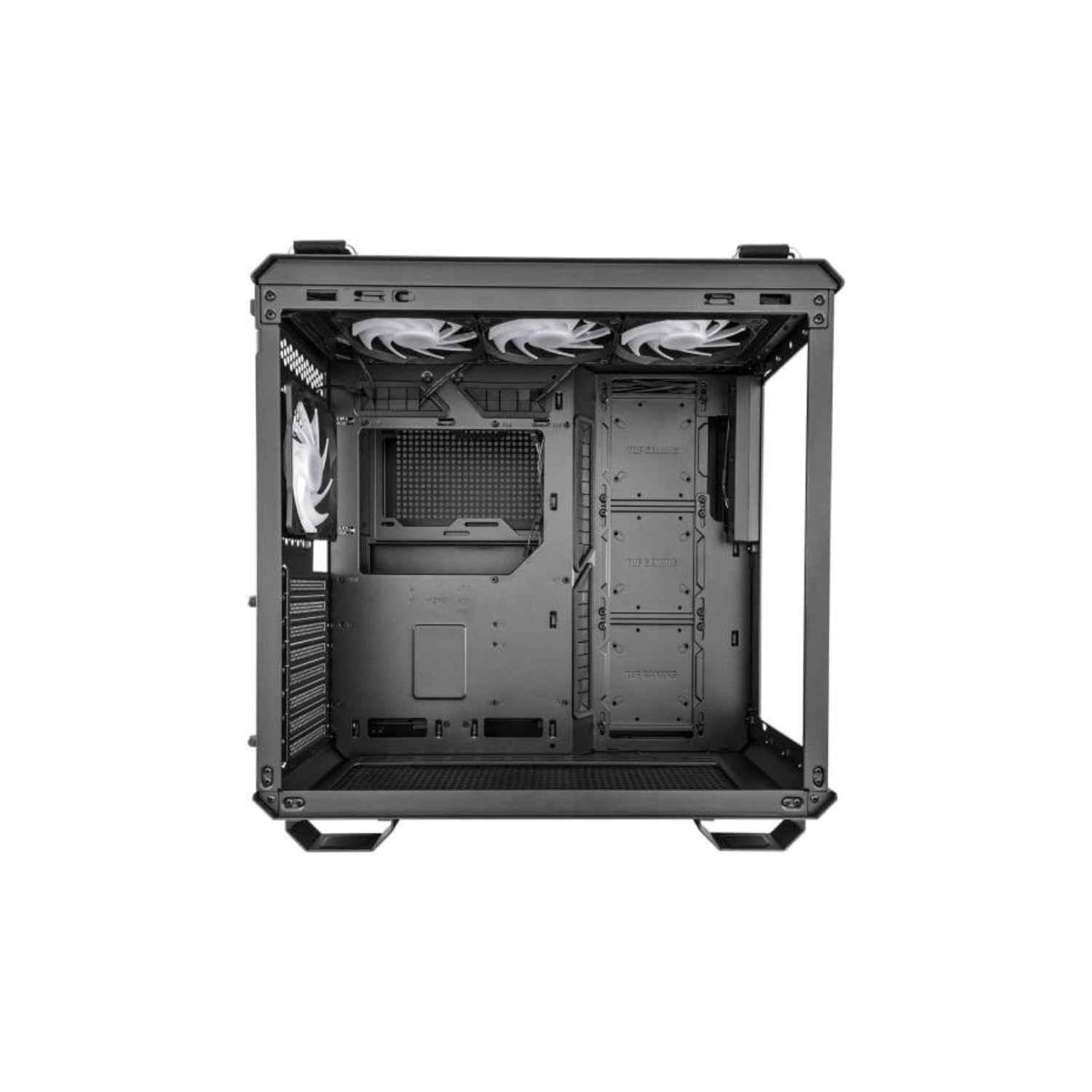 ASUS TUF Gaming GT502 Horizon Mid-Tower PC Case – Black with Tempered Glass & ARGB Fans, ATX / Micro-ATX / Mini-ITX Compatible