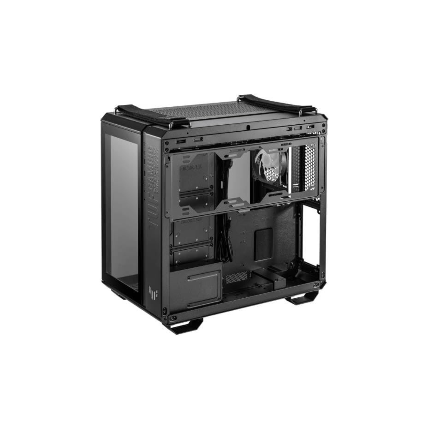 ASUS TUF Gaming GT502 Horizon Mid-Tower PC Case – Black with Tempered Glass & ARGB Fans, ATX / Micro-ATX / Mini-ITX Compatible