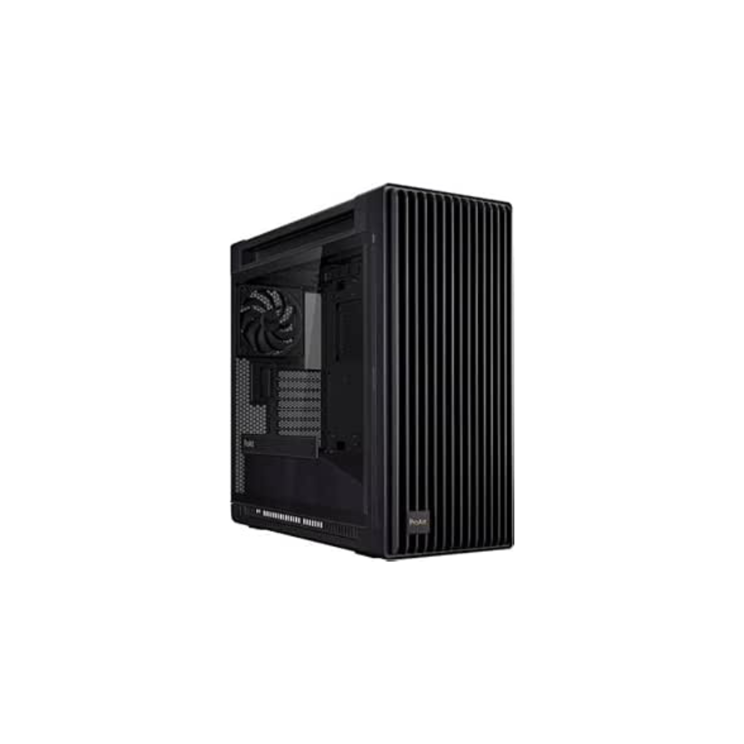 ASUS ProArt PA602 Mid-Tower Case – Black, Tempered Glass, ARGB Fans, Professional Creator PC Chassis