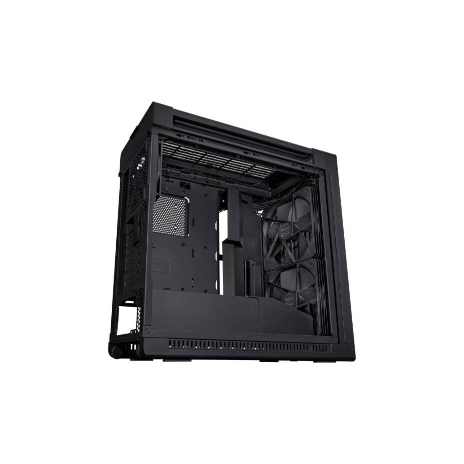 ASUS ProArt PA602 Wood Metal Edition – Black, Premium Creator PC Case, PWM Fan Control, Professional Design