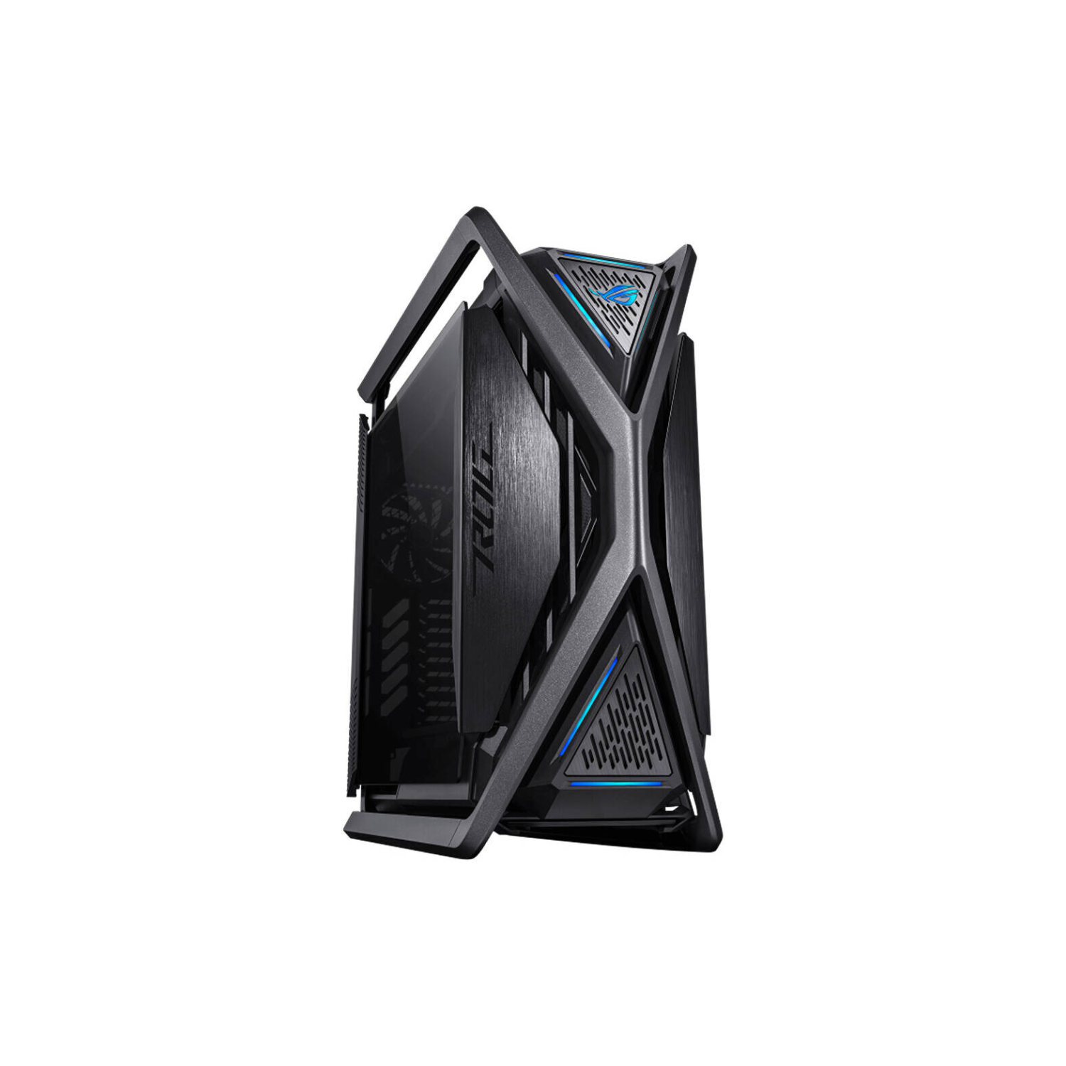 ASUS ROG Hyperion GR701 Black – Premium Full-Tower PC Case, Tempered Glass, PWM Fan Hub, High-Airflow Design