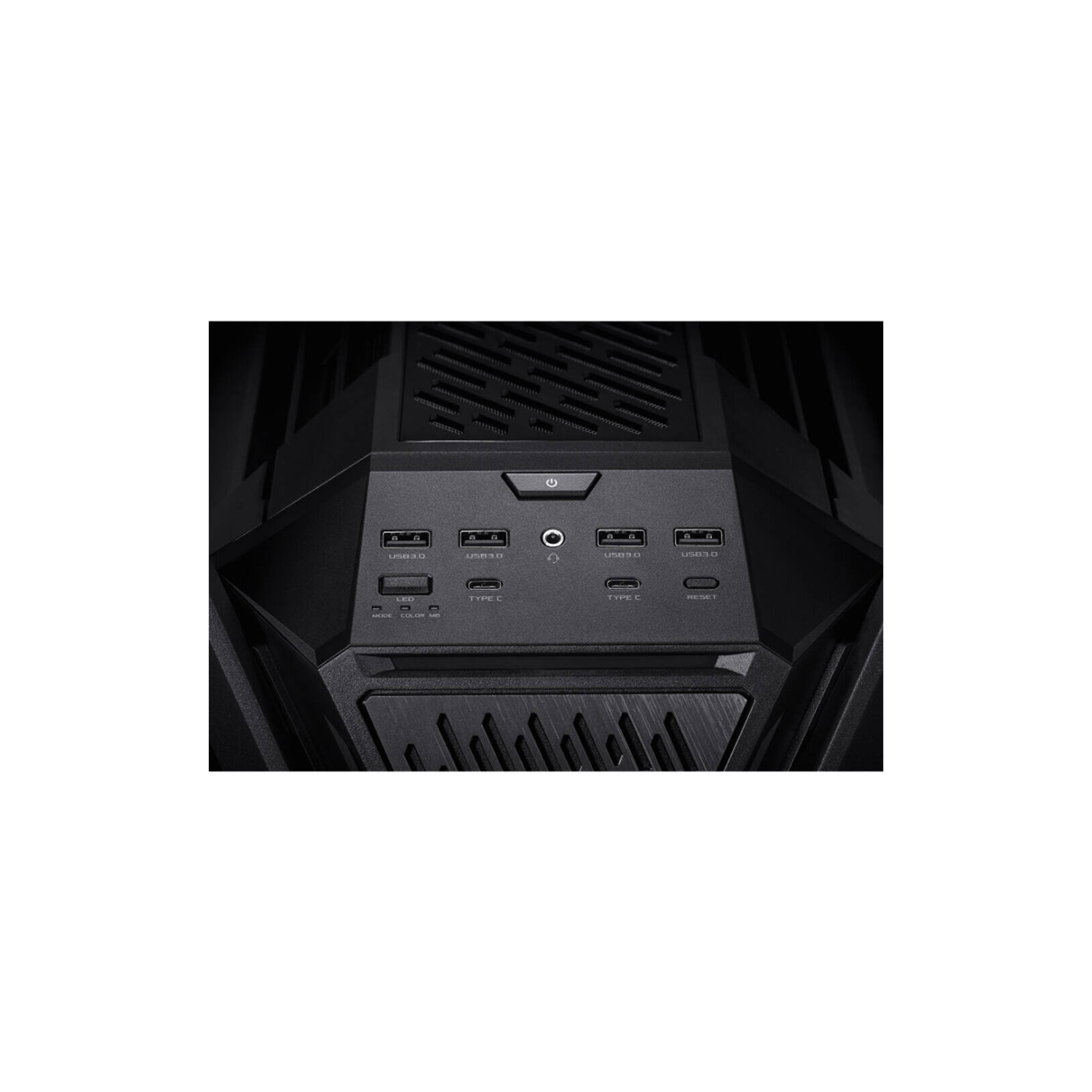 ASUS ROG Hyperion GR701 Black – Premium Full-Tower PC Case, Tempered Glass, PWM Fan Hub, High-Airflow Design