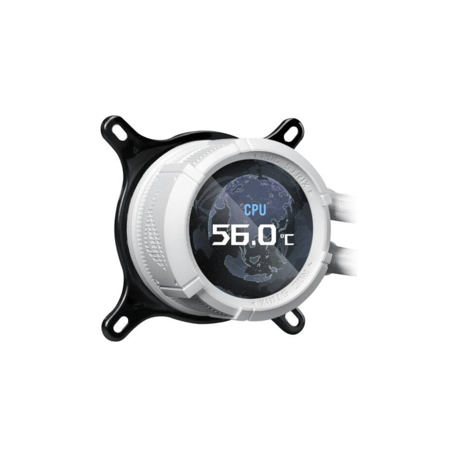 ASUS TUF Gaming LC III 360 ARGB White AIO Cooler – 3-in-1 Fans, 2.8" LCD Display, Addressable RGB