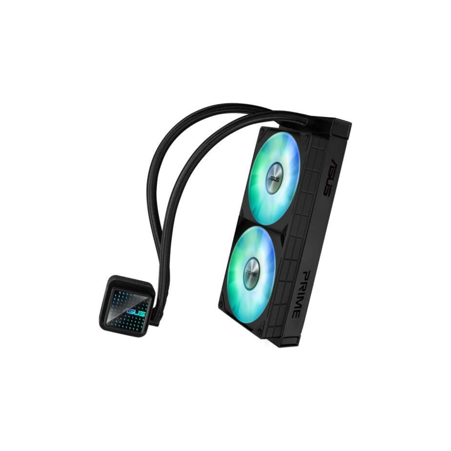 ASUS Prime LC 240 ARGB AIO Cooler – 2-in-1 Fans, Replaceable Length Tubing, High-Performance Liquid Cooling
