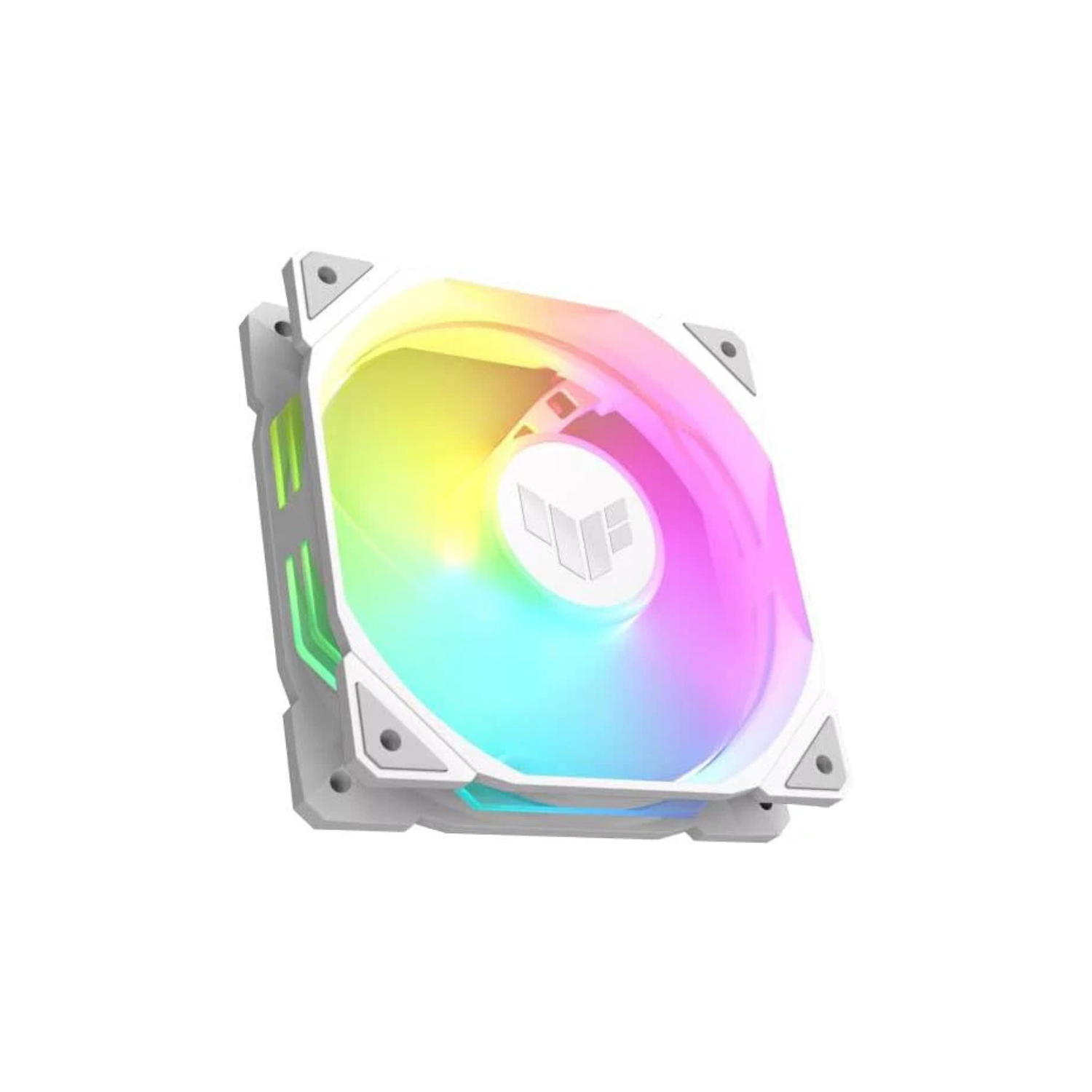 ASUS TUF Gaming TR120 ARGB Reverse Fan White – 120mm 3-in-1 Pack, Addressable RGB, High-Performance Cooling