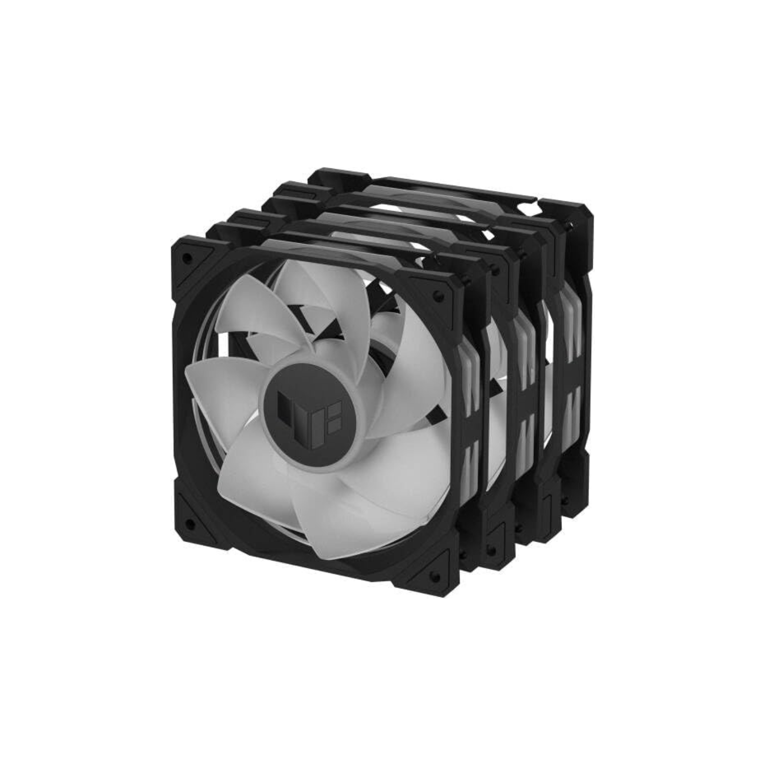 ASUS TUF Gaming TR120 ARGB Reverse Fan Black – 120mm 3-in-1 Pack, Addressable RGB, High-Performance Cooling