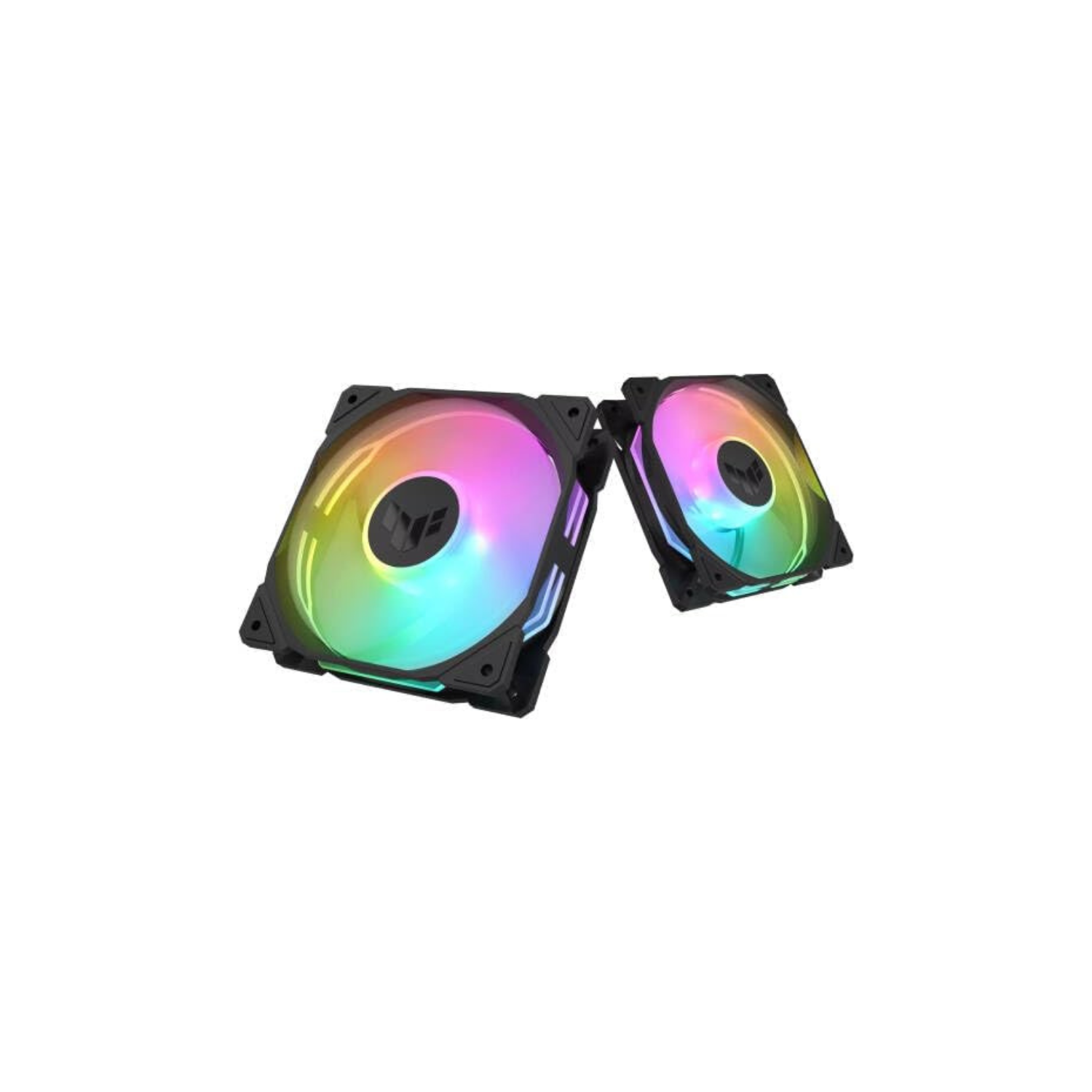 ASUS TUF Gaming TR120 ARGB Reverse Fan Black – 120mm 3-in-1 Pack, Addressable RGB, High-Performance Cooling