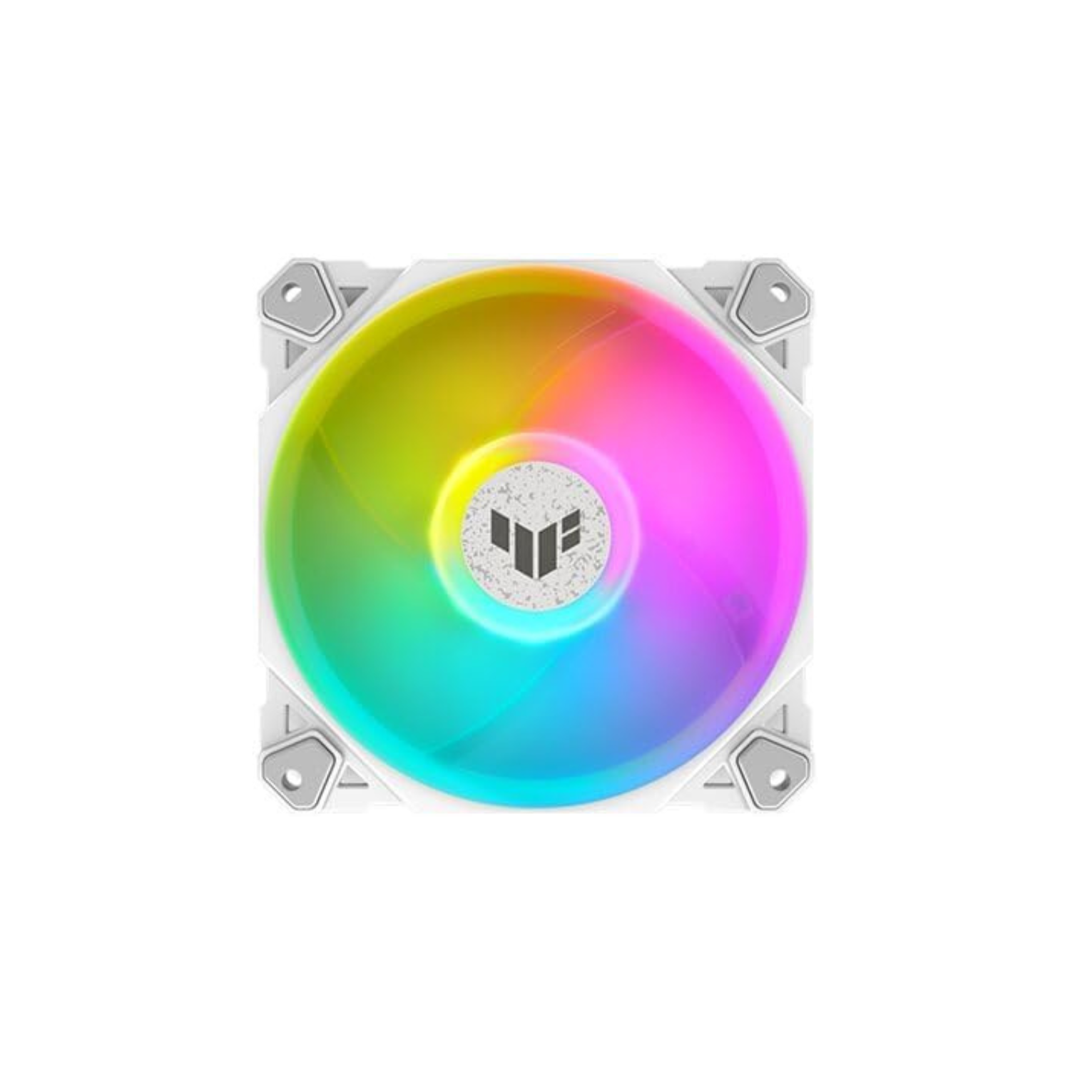 ASUS Prime MR120 ARGB Fan White – 120mm High-Performance Cooling, Addressable RGB