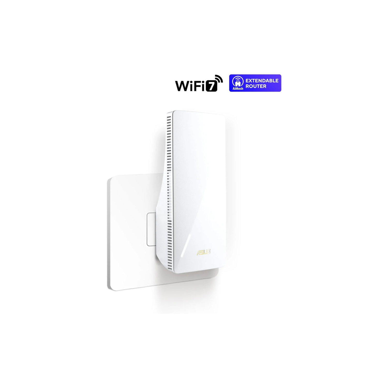 ASUS RP-BE58 WiFi 7 Range Extender – Dual-Band, 5,800 Mbps, OFDMA & MU-MIMO, AiMesh Compatible