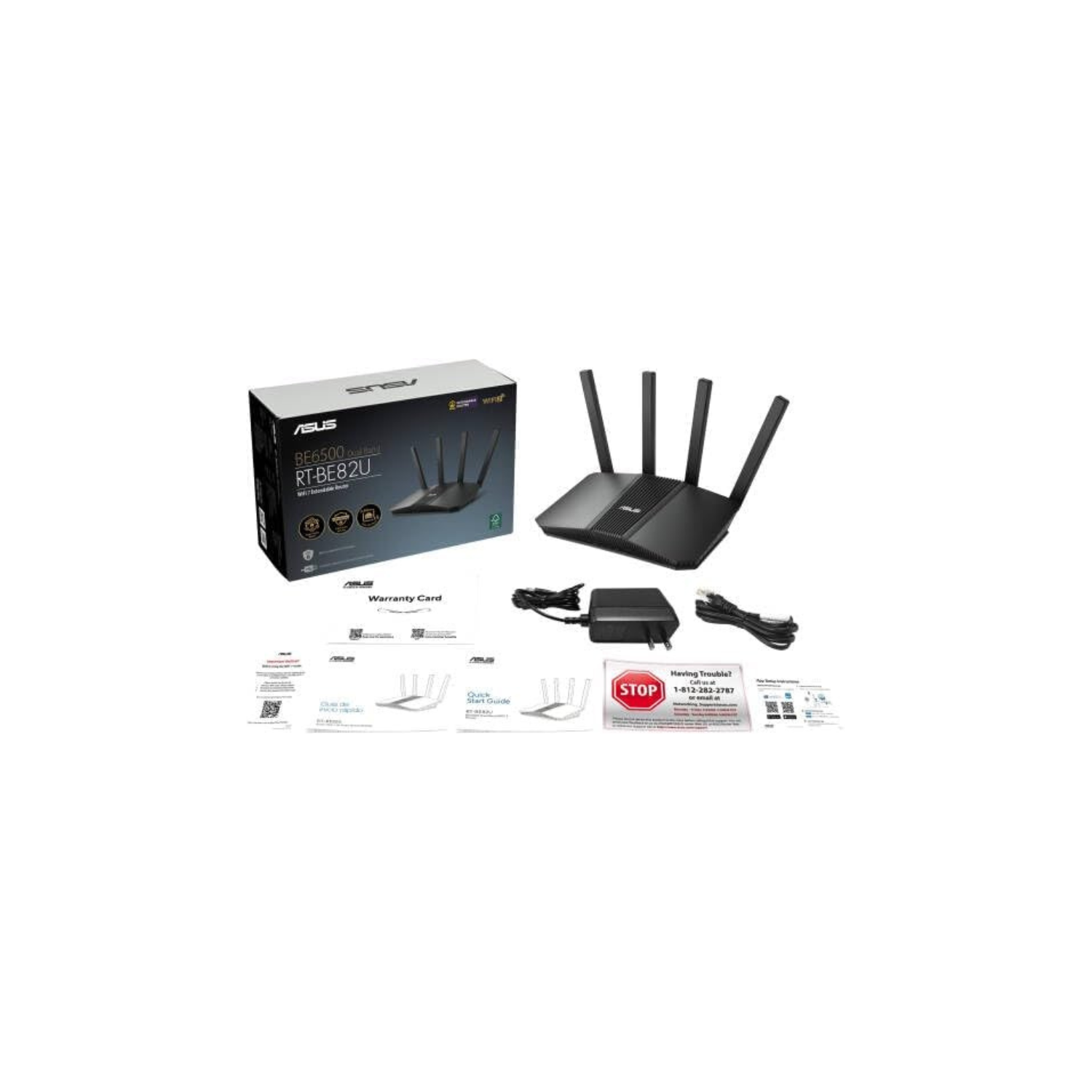 ASUS RT-BE88U WiFi 7 Dual-Band Router – 8,800 Mbps, OFDMA & MU-MIMO, AiMesh Compatible