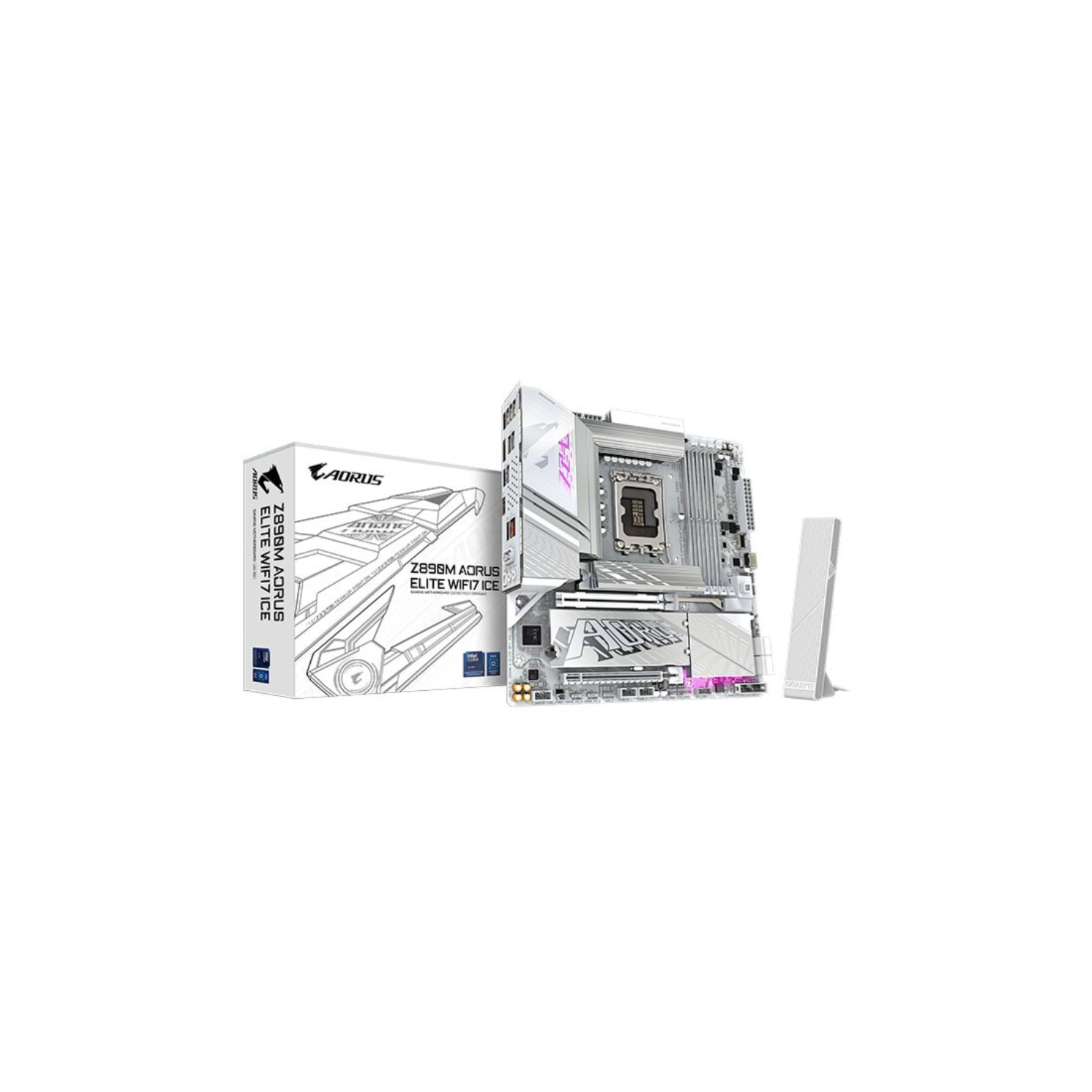 GIGABYTE M/B Z890M A ELITE WF7 ICE |  Gaming Motherboard with WiFi 7 & High Bandwidth Memory Support