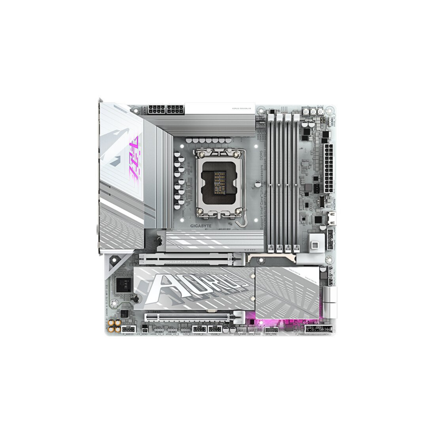 GIGABYTE M/B Z890M A ELITE WF7 ICE |  Gaming Motherboard with WiFi 7 & High Bandwidth Memory Support