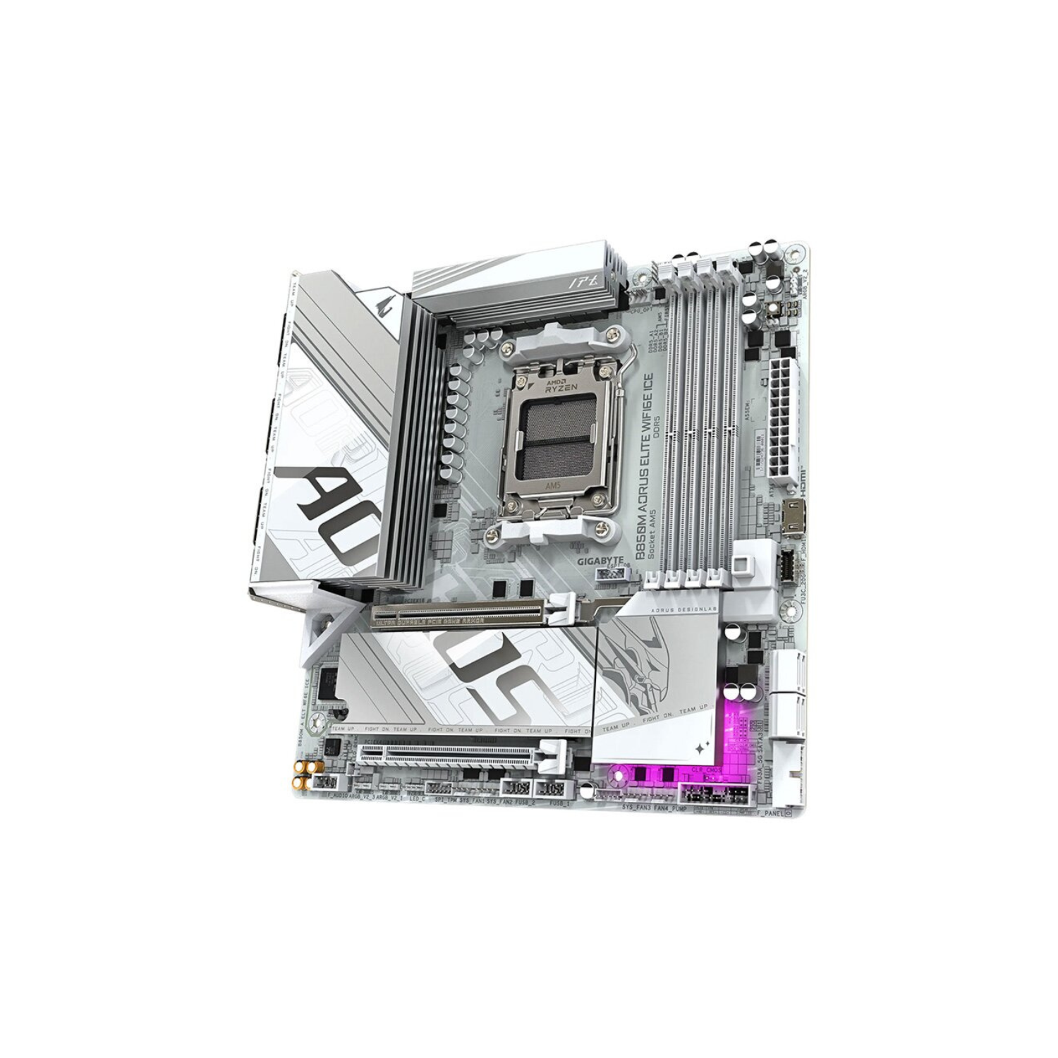 GIGABYTE M/B B850M A ELT WF6E ICE |  Gaming Motherboard with WiFi 6E & High Bandwidth Memory Support
