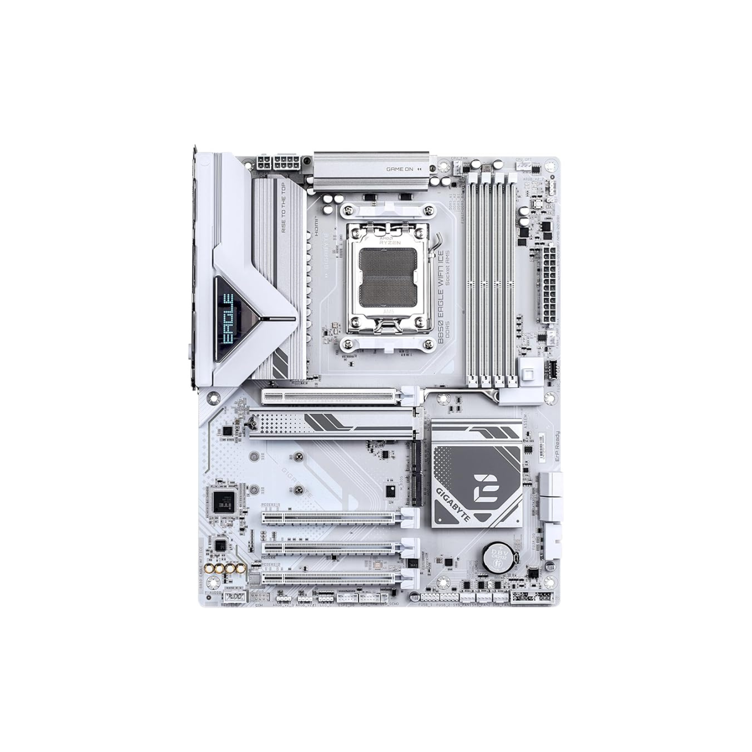 GIGABYTE M/B B850 EAGLE WF7 ICE | B850 Gaming Motherboard with WiFi 7 & High Bandwidth Memory Support