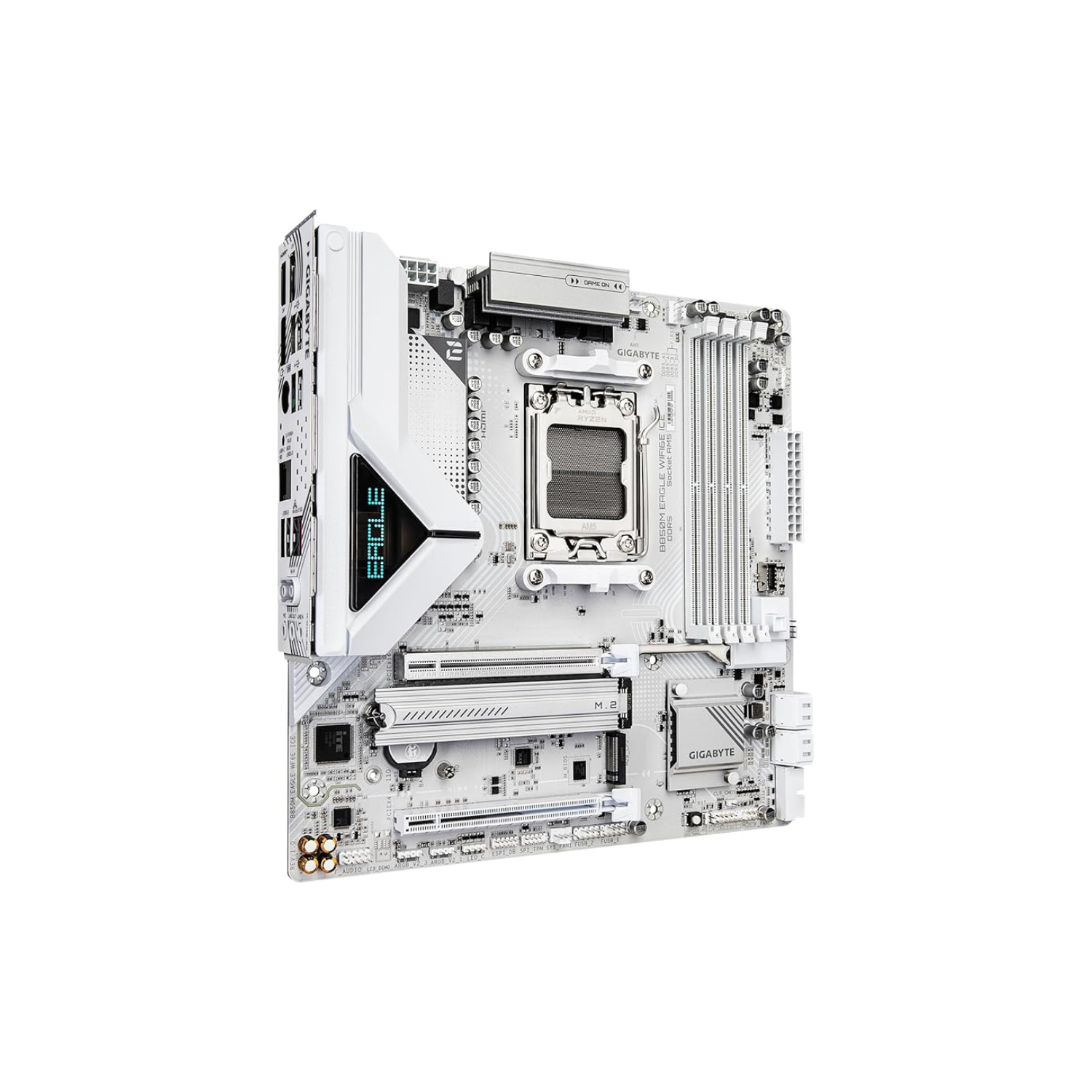 GIGABYTE M/B B850 EAGLE WF7 ICE | B850 Gaming Motherboard with WiFi 7 & High Bandwidth Memory Support