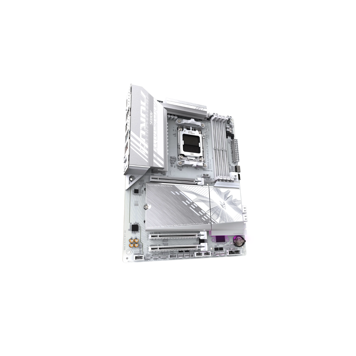 GIGABYTE M/B B850 A ELITE WF7 ICE | B850 Gaming Motherboard with WiFi 7 & High Bandwidth Memory Support
