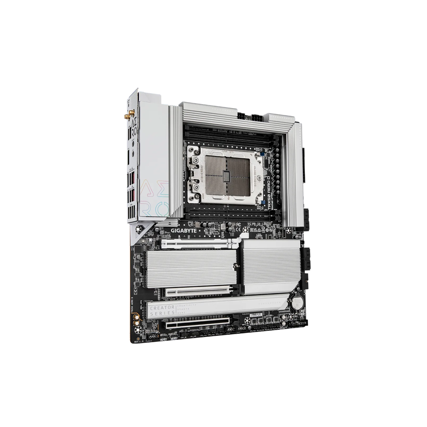 GIGABYTE M/B TRX50 AERO D | TRX50 Gaming Motherboard with High Speed Connectivity & High Bandwidth Memory Support