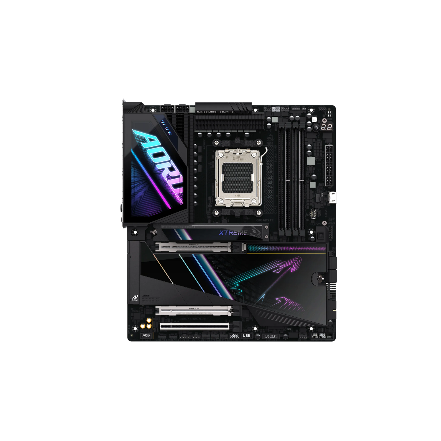 GIGABYTE M/B X870E A XTREME AI TOP |  Gaming Motherboard with High Speed Connectivity & High Bandwidth Memory Support