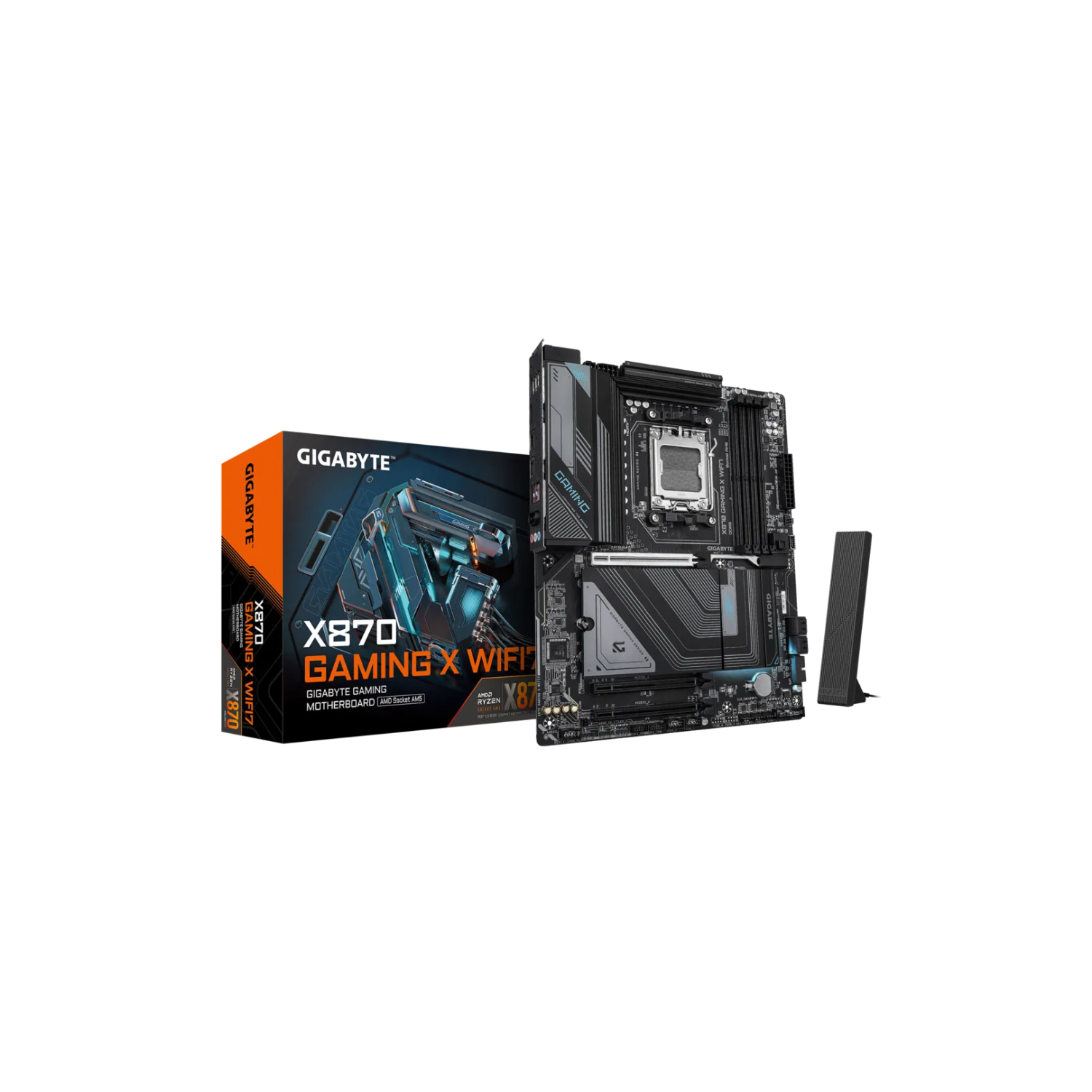 GIGABYTE M/B X870 GAMING X WIFI7 | X870 Gaming Motherboard with WiFi 7 & High Bandwidth Memory Support