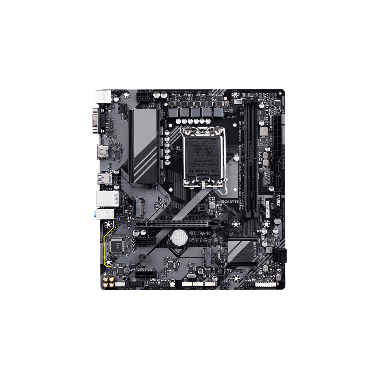 GIGABYTE M/B B760M D2H |  Gaming Motherboard with High Speed Connectivity & High Bandwidth Memory Support