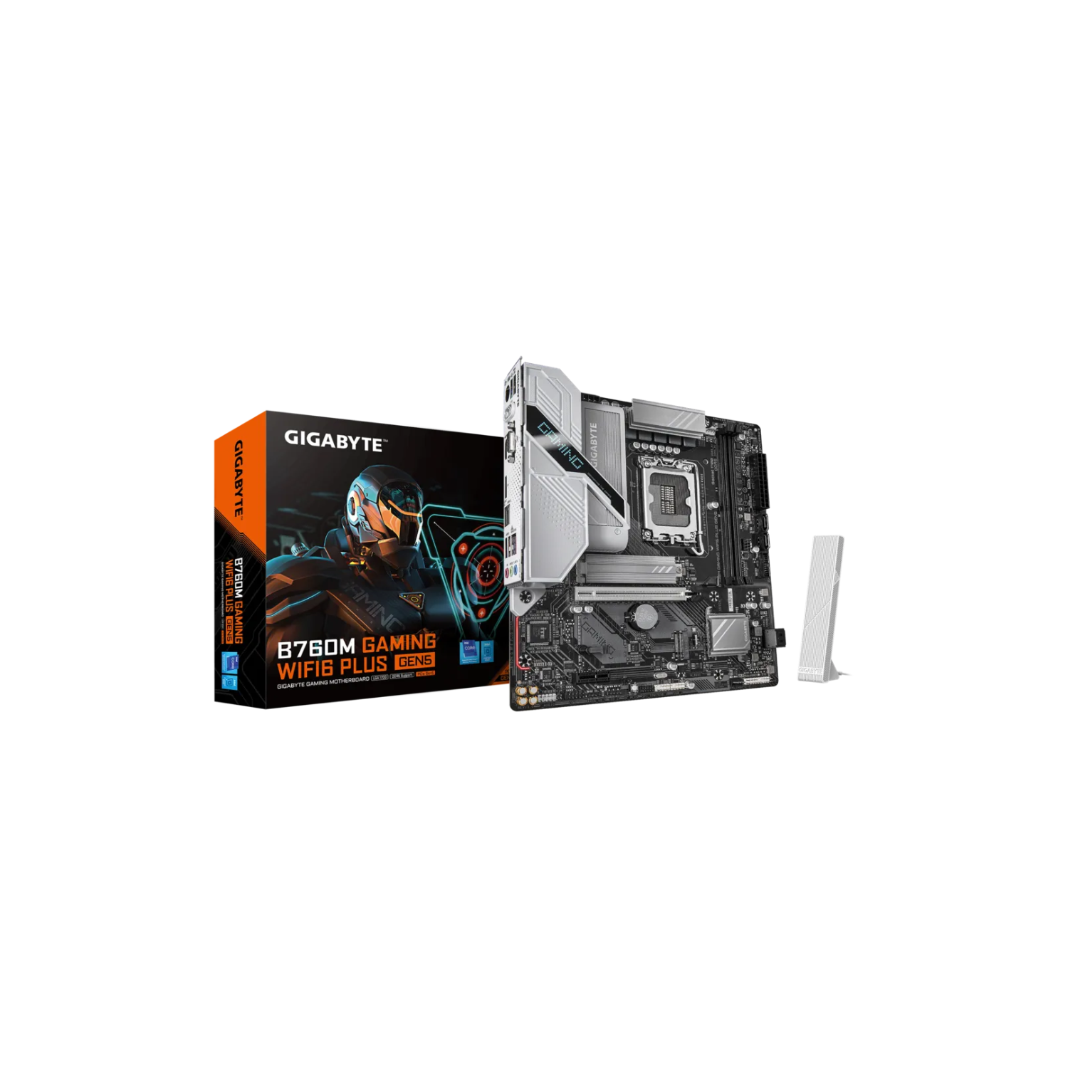 GIGABYTE M/B B760M G WF6 PLUS GEN5 |  Gaming Motherboard with High Speed Connectivity & DDR5 / PCIe Gen5