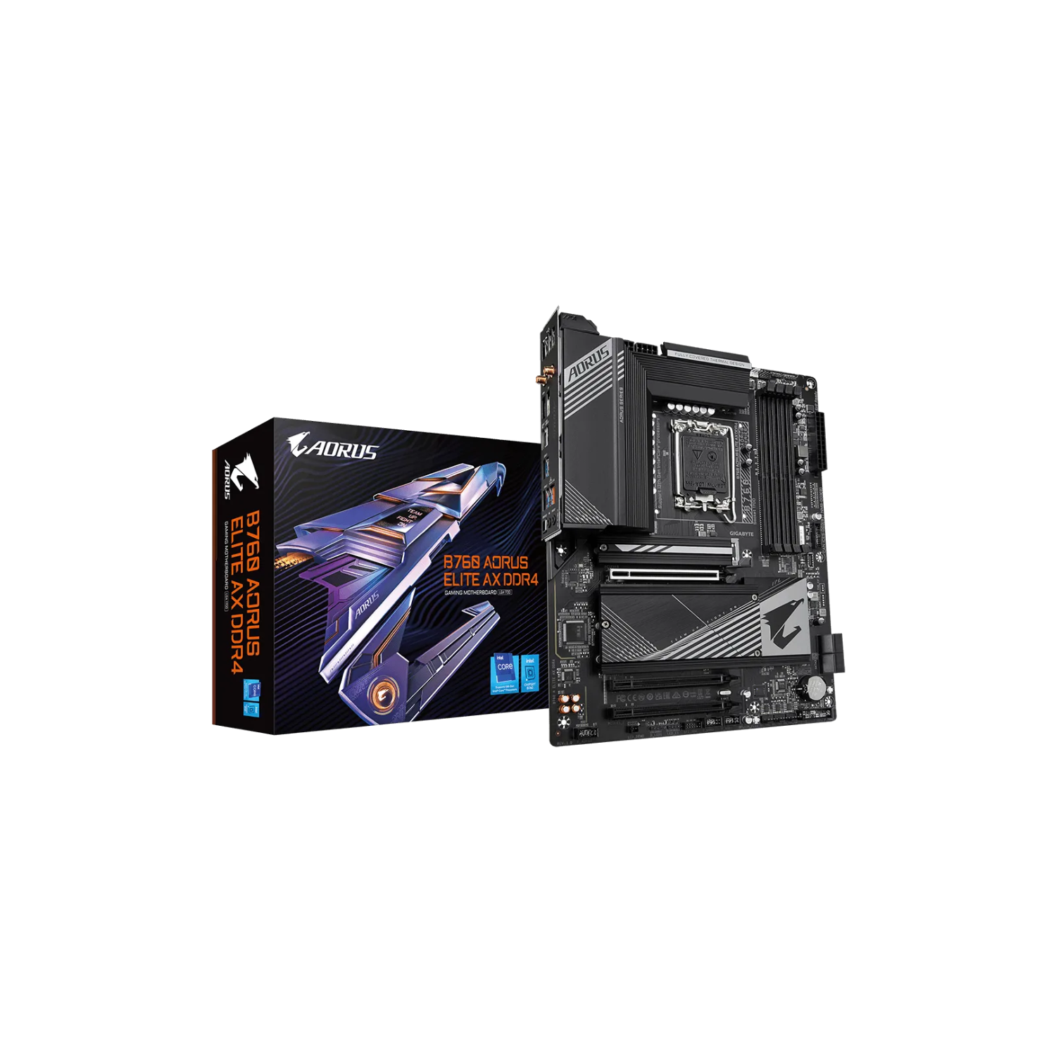 GIGABYTE M/B B760 A ELITE AX DDR4 | B760 Gaming Motherboard with WiFi 6 & DDR4