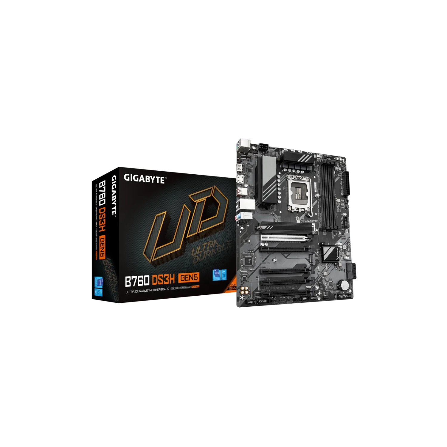 GIGABYTE M/B B760 DS3H GEN5 | B760 Gaming Motherboard with High Speed Connectivity & DDR5 / PCIe Gen5