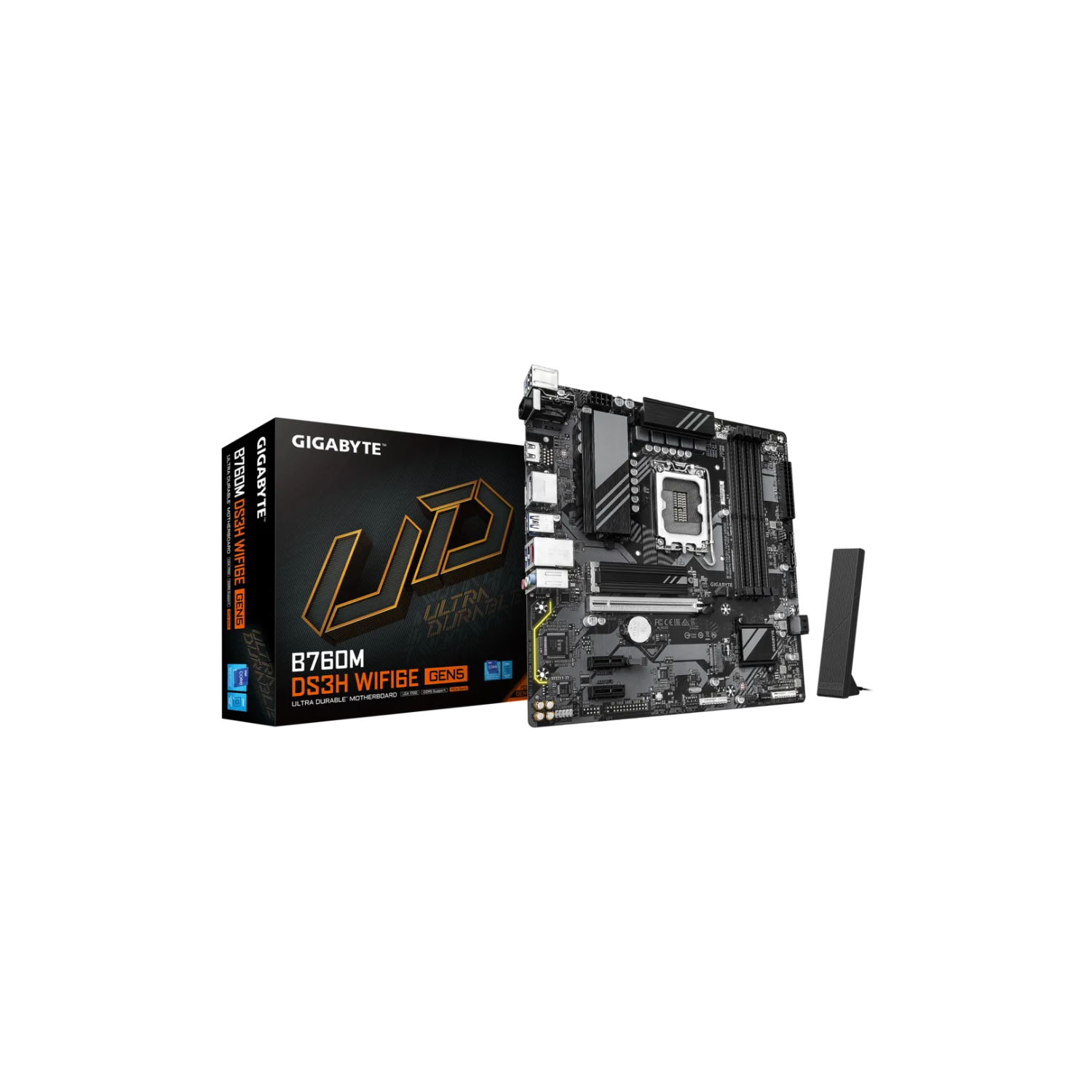 GIGABYTE M/B B760M DS3H WF6E GEN5 |  Gaming Motherboard with WiFi 6E & DDR5 / PCIe Gen5
