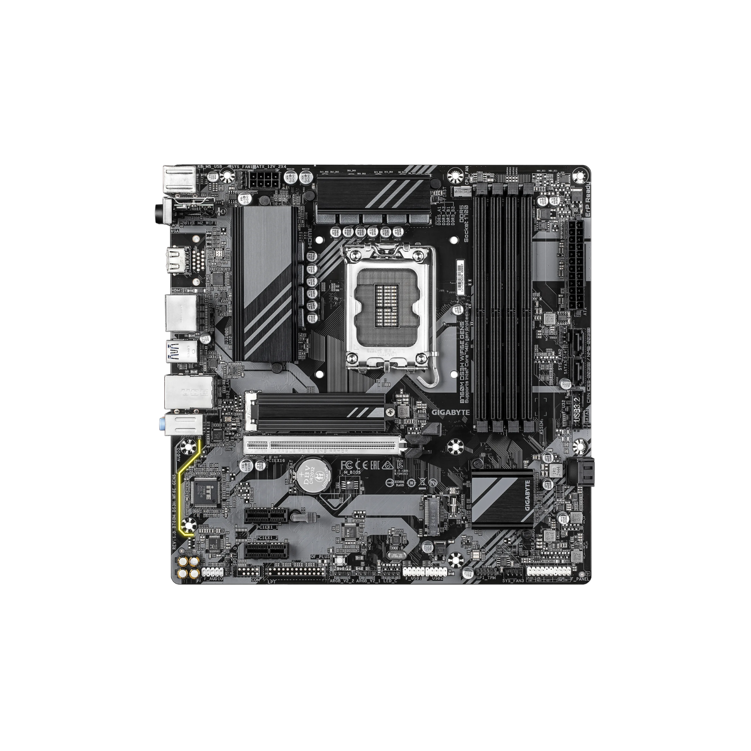 GIGABYTE M/B B760M DS3H WF6E GEN5 |  Gaming Motherboard with WiFi 6E & DDR5 / PCIe Gen5