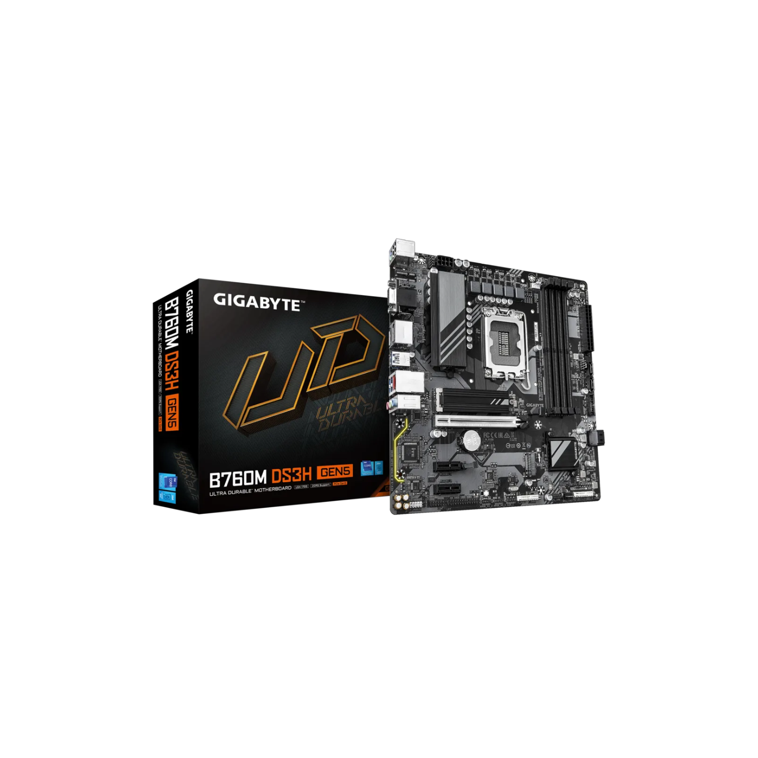 GIGABYTE M/B B760M-DS3H-GEN5 |  Gaming Motherboard with High Speed Connectivity & DDR5 / PCIe Gen5