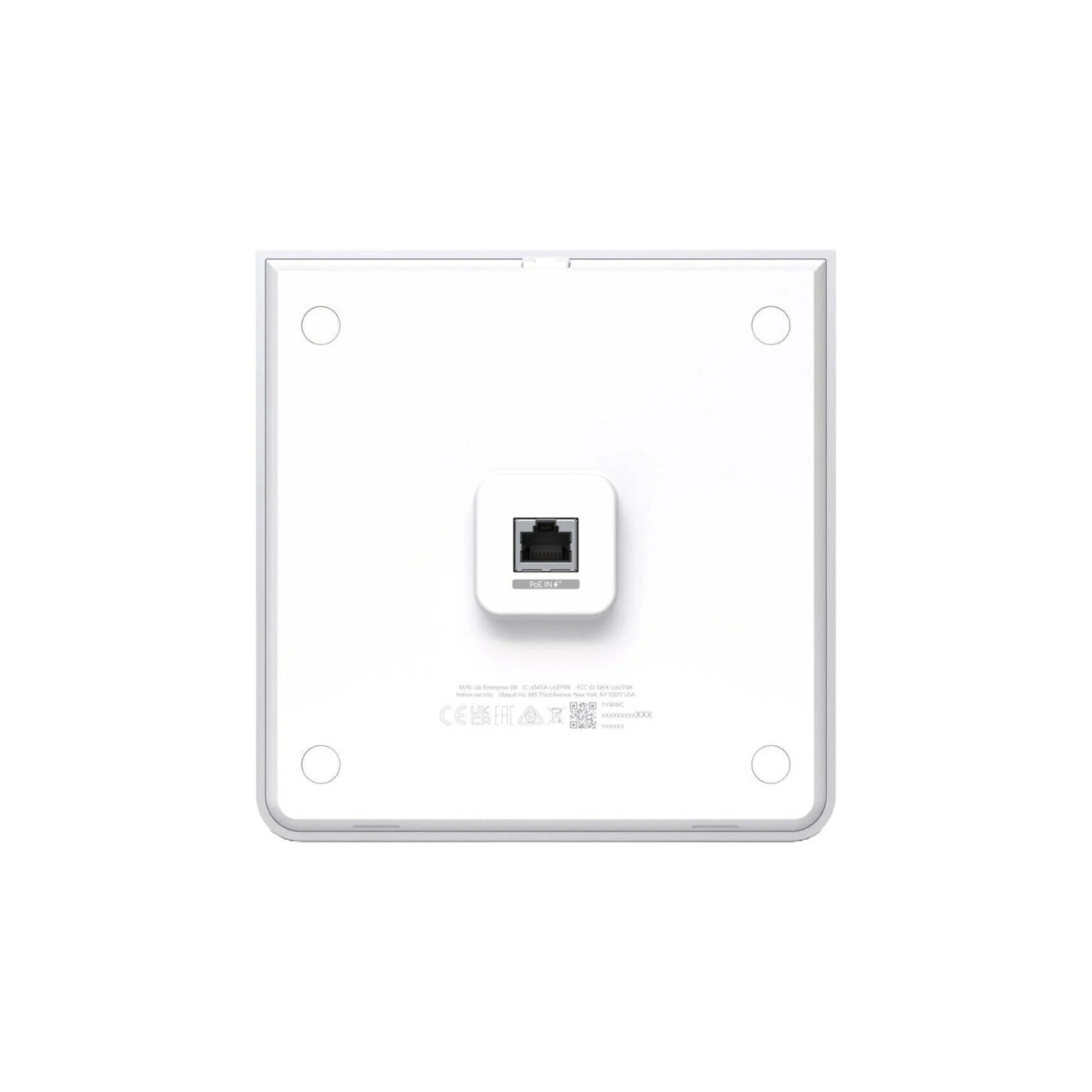 Ubiquiti U6-Enterprise-IW – Wi-Fi 6 Enterprise In-Wall Access Point, High-Speed Wireless Networking, PoE Powered, Compact & Reliable