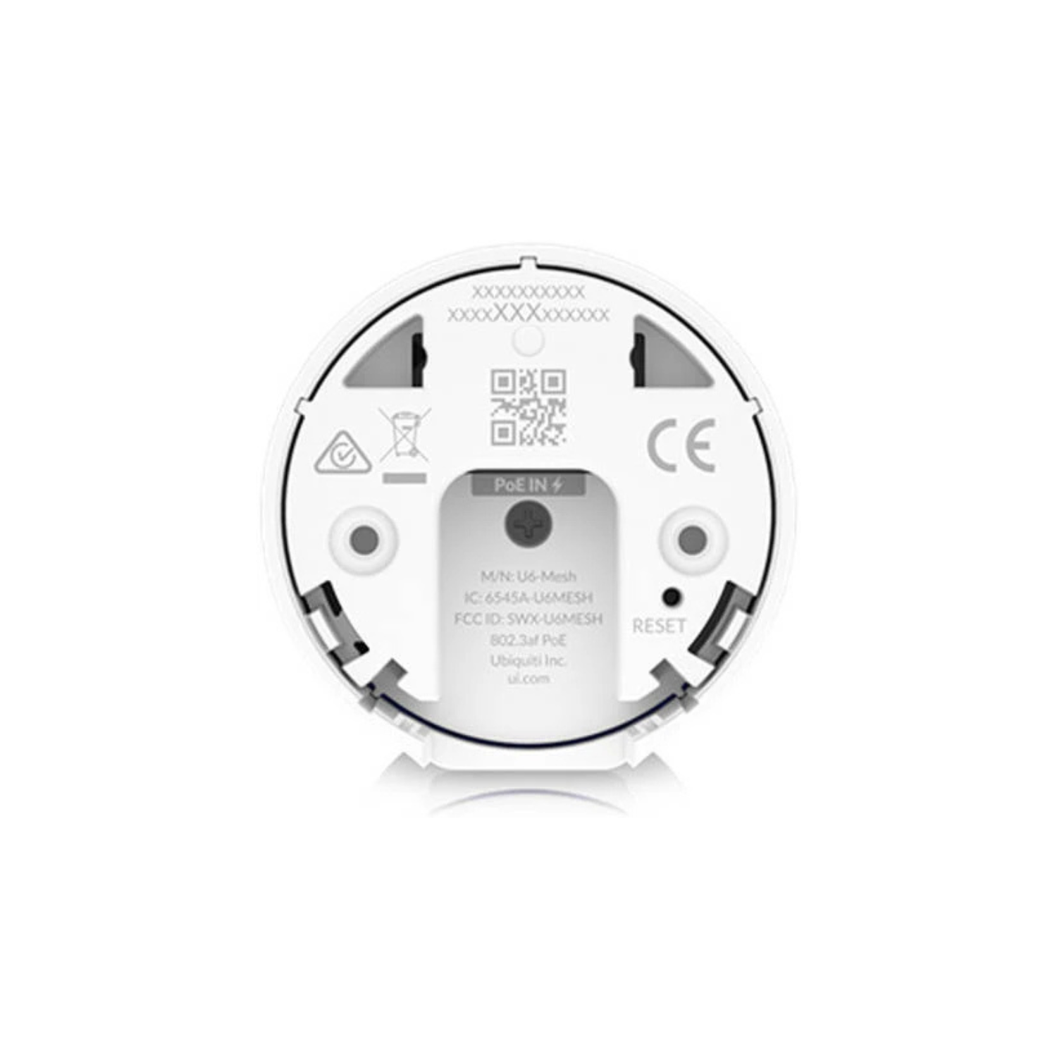 Ubiquiti U6-Mesh-EU – Wi-Fi 6 Mesh Access Point, High-Speed Wireless Networking, Seamless Coverage, PoE Powered, EU Version