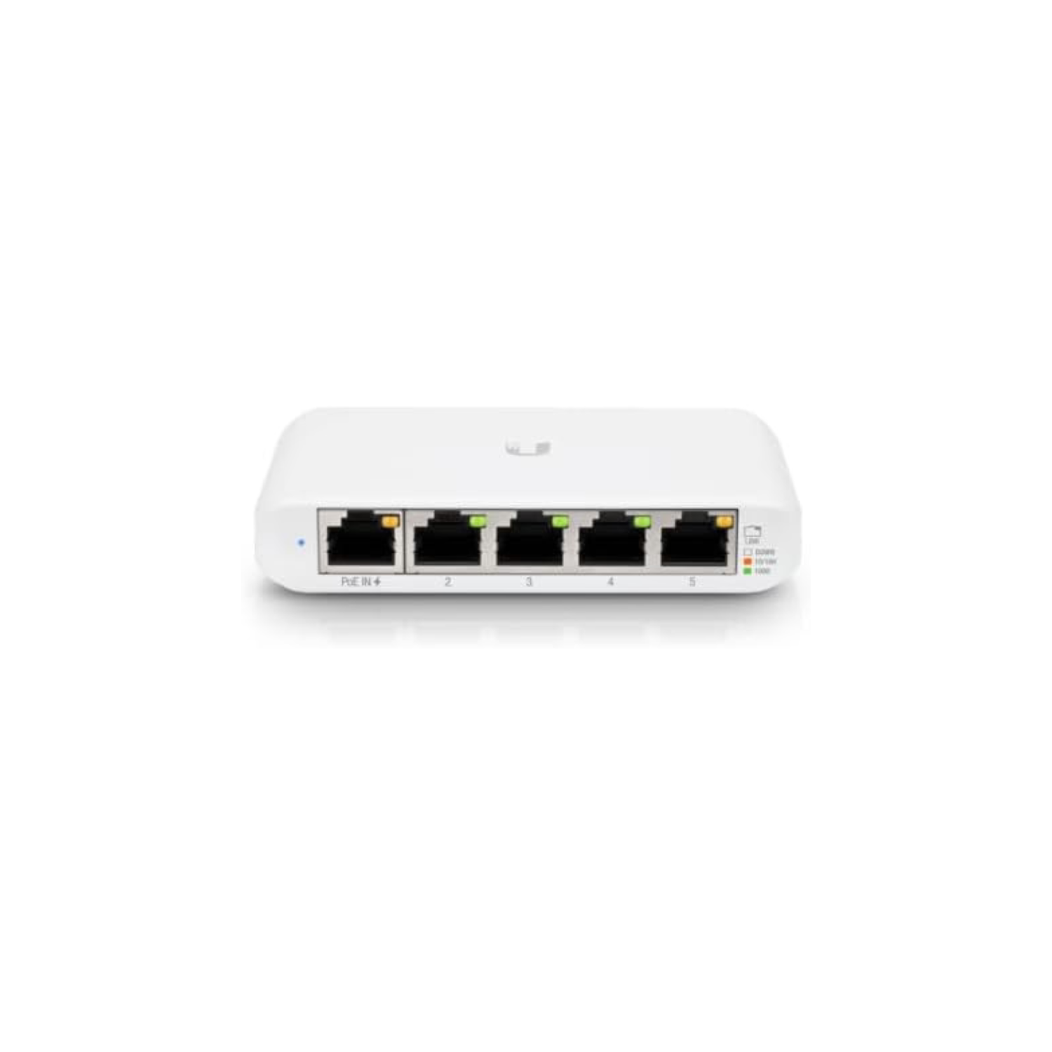 Ubiquiti USW-Flex-Mini-EU – 5-Port Gigabit Managed PoE Switch, Compact UniFi Cloud-Managed, EU Version