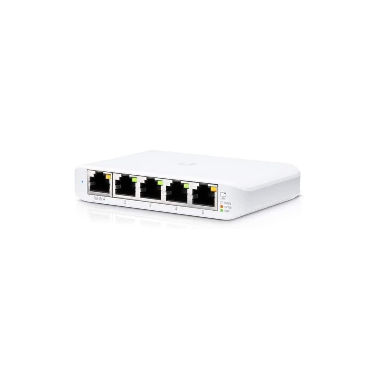 Ubiquiti USW-Flex-Mini-EU – 5-Port Gigabit Managed PoE Switch, Compact UniFi Cloud-Managed, EU Version