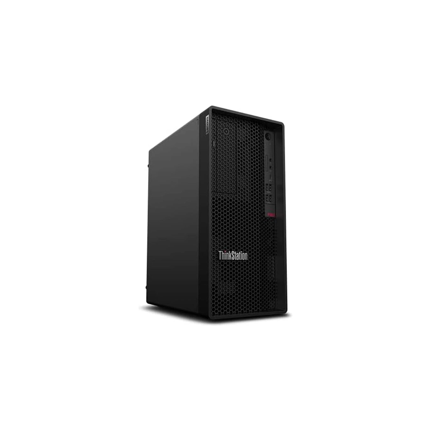 Lenovo ThinkStation P360 Tower Workstation PC, Intel Core i7-12700, 8GB DDR5, 1 TB SSD, Intel UHD Graphics 770, ENG/ARB K/B, Windows 11, Black | 30FMS09J00