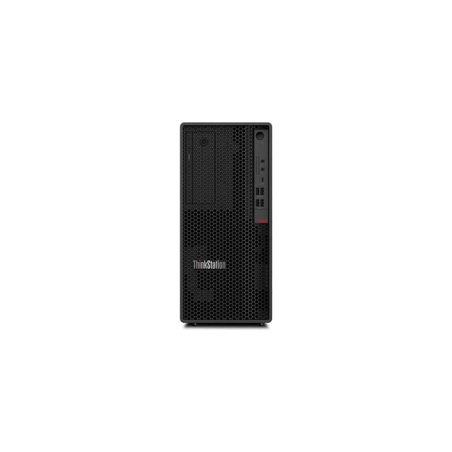 Lenovo ThinkStation P360 Tower Workstation PC, Intel Core i7-12700, 8GB DDR5, 1 TB SSD, Intel UHD Graphics 770, ENG/ARB K/B, Windows 11, Black | 30FMS09J00