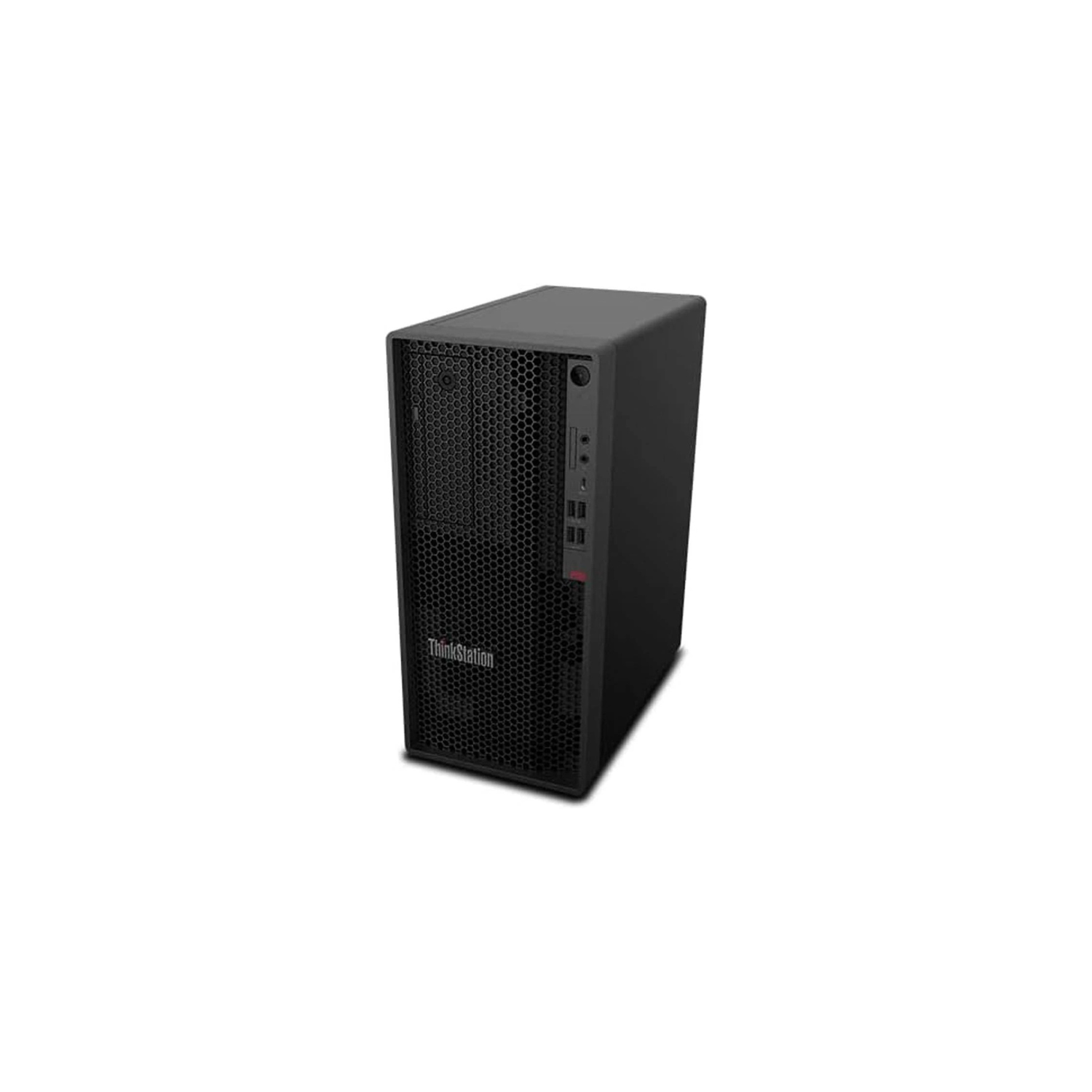 Lenovo ThinkStation P360 Tower Workstation PC, Intel Core i7-12700, 8GB DDR5, 1 TB SSD, Intel UHD Graphics 770, ENG/ARB K/B, Windows 11, Black | 30FMS09J00