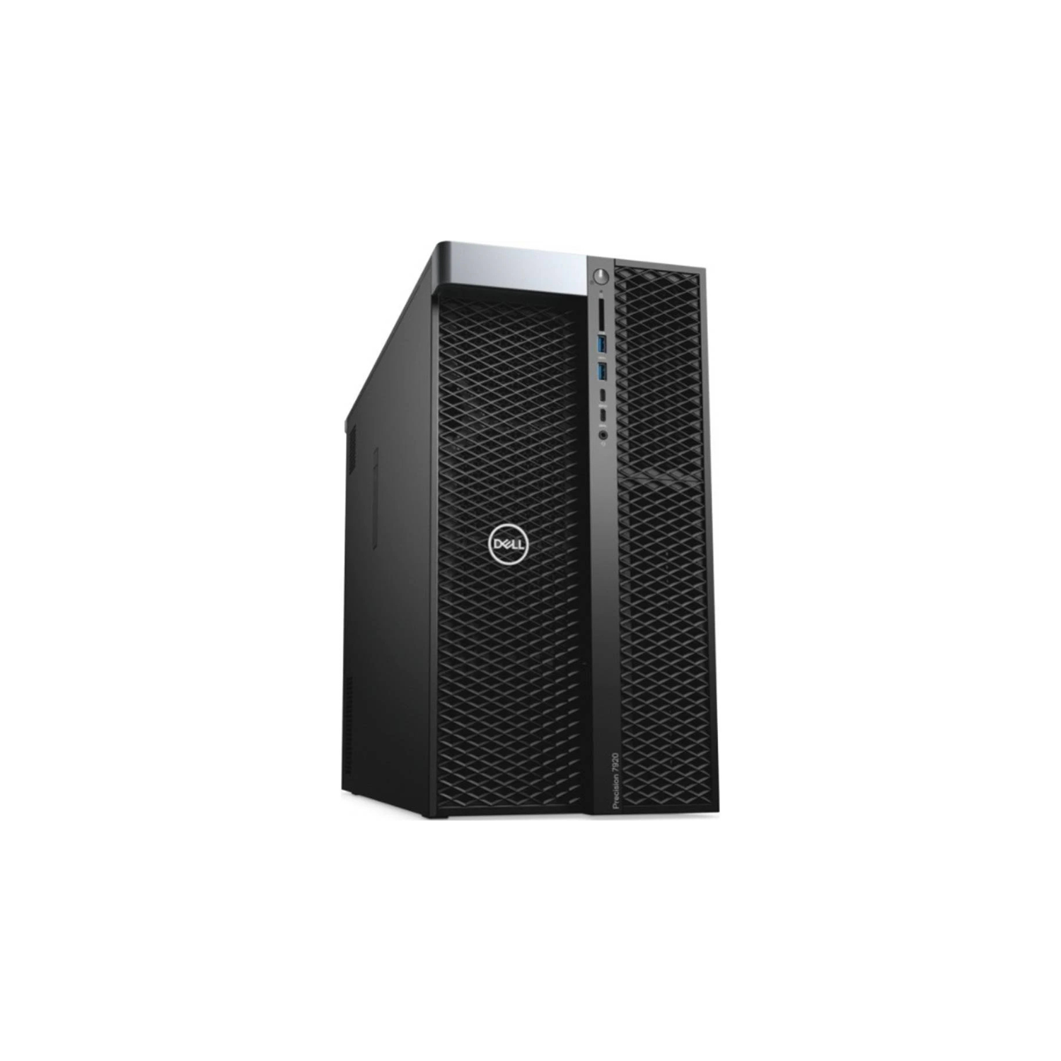 Dell Precision T7920 Workstation, Intel Xeon Gold 5220R (2.2-3.9GHz, 125W), 2.5" 512GB SATA SSD, 32GB Memory, Windows 10 Pro, 8x DVD+, -RW, Black | D-WS-T7920-PSS