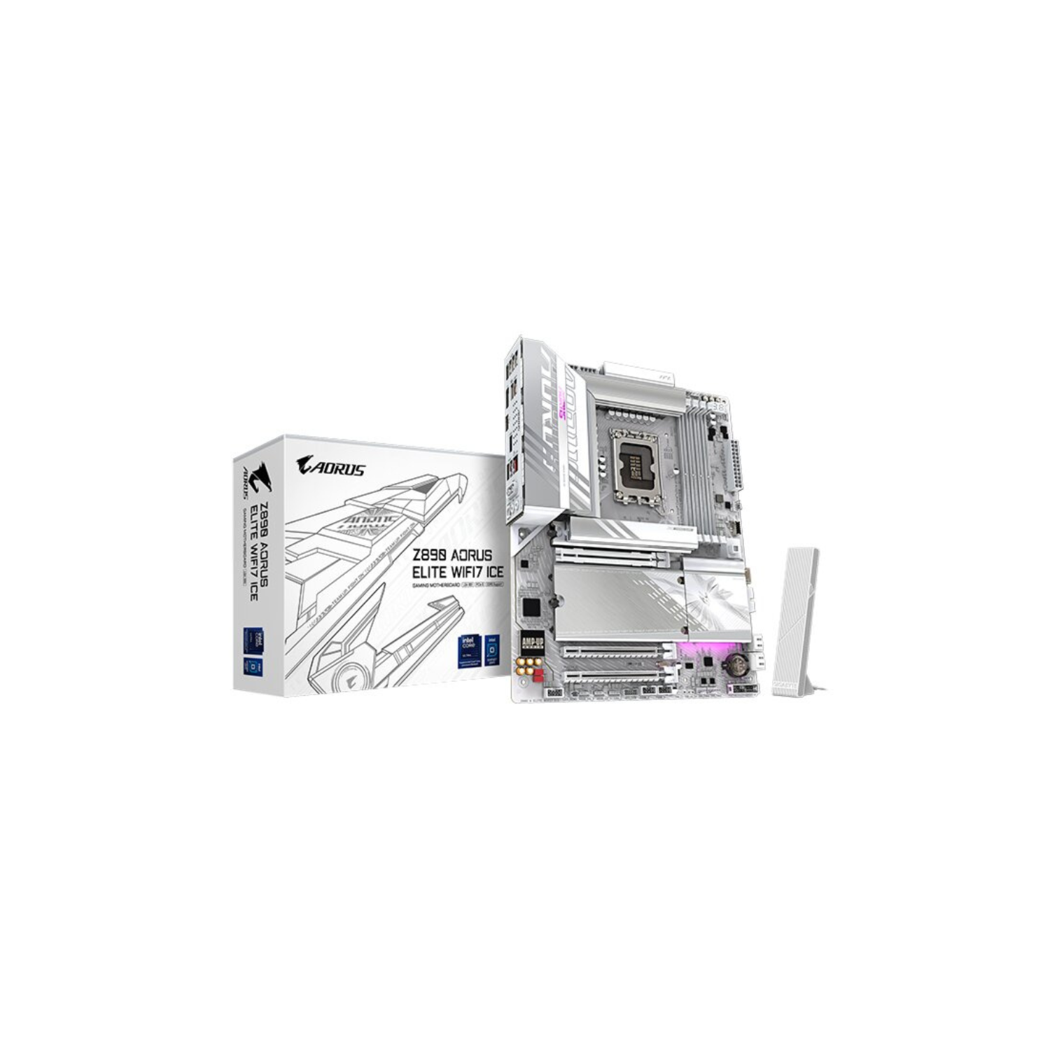 GIGABYTE M/B Z890 A ELITE X ICE | Z890 Gaming Motherboard with High Speed Connectivity & High Bandwidth Memory Support