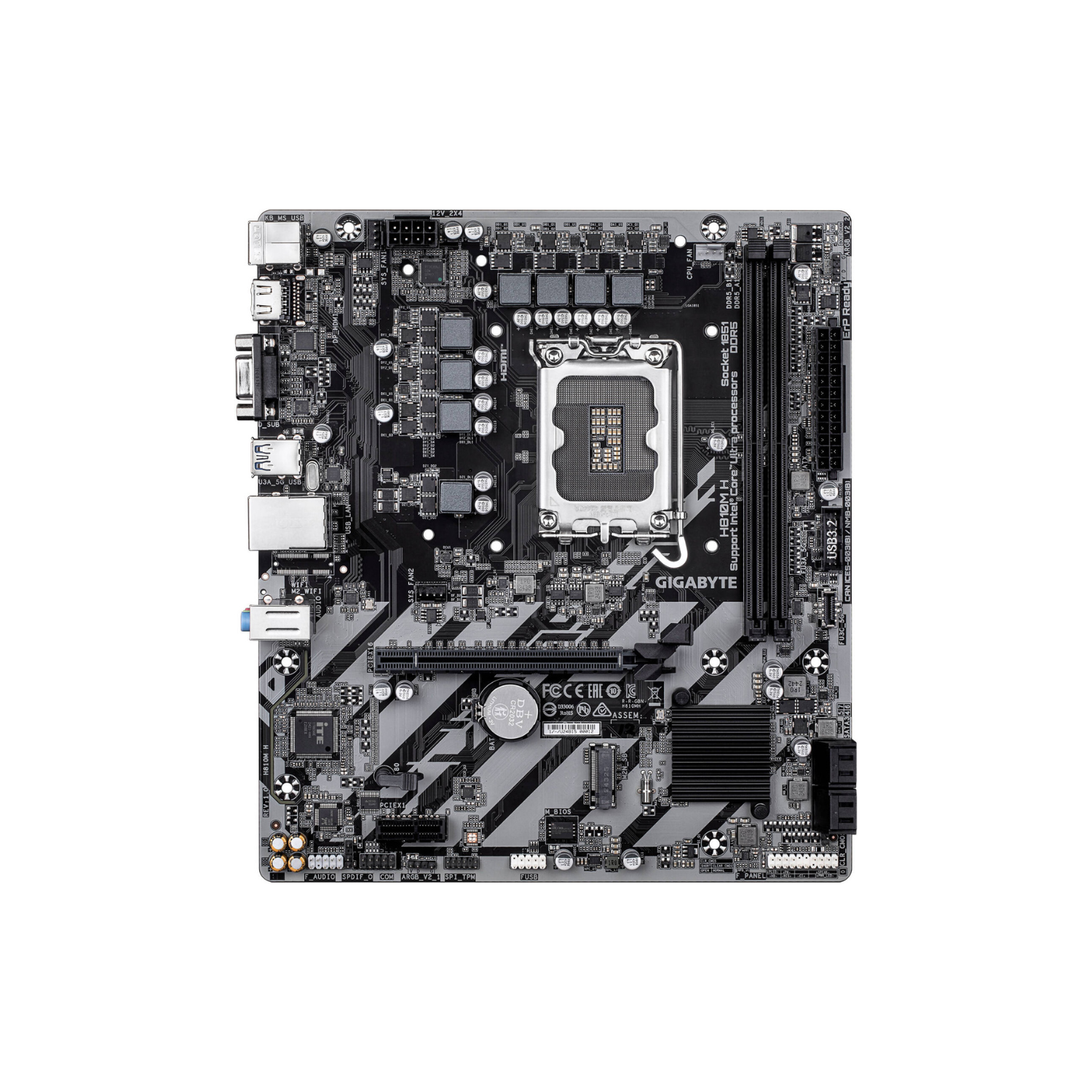 GIGABYTE M/B H810M H |  Gaming Motherboard with High Speed Connectivity & High Bandwidth Memory Support