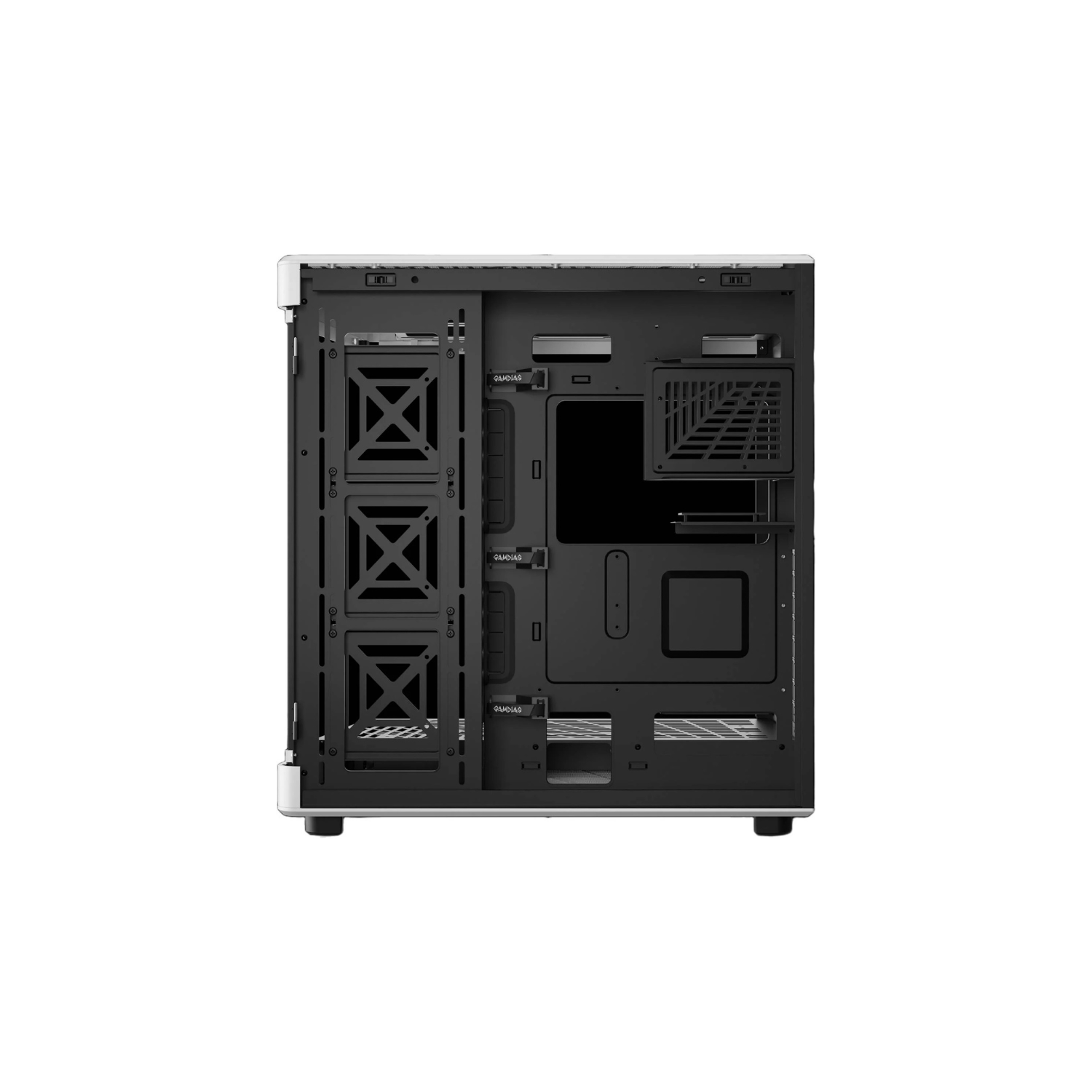 GAMDIAS NESO P1 Black Full Tower Gaming Case – Tempered Glass, High Airflow, ATX/E-ATX Compatible