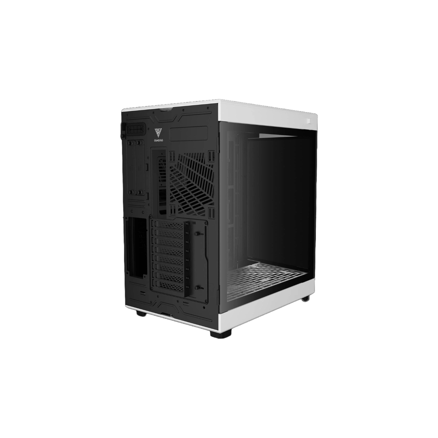 GAMDIAS NESO P1 Black Full Tower Gaming Case – Tempered Glass, High Airflow, ATX/E-ATX Compatible