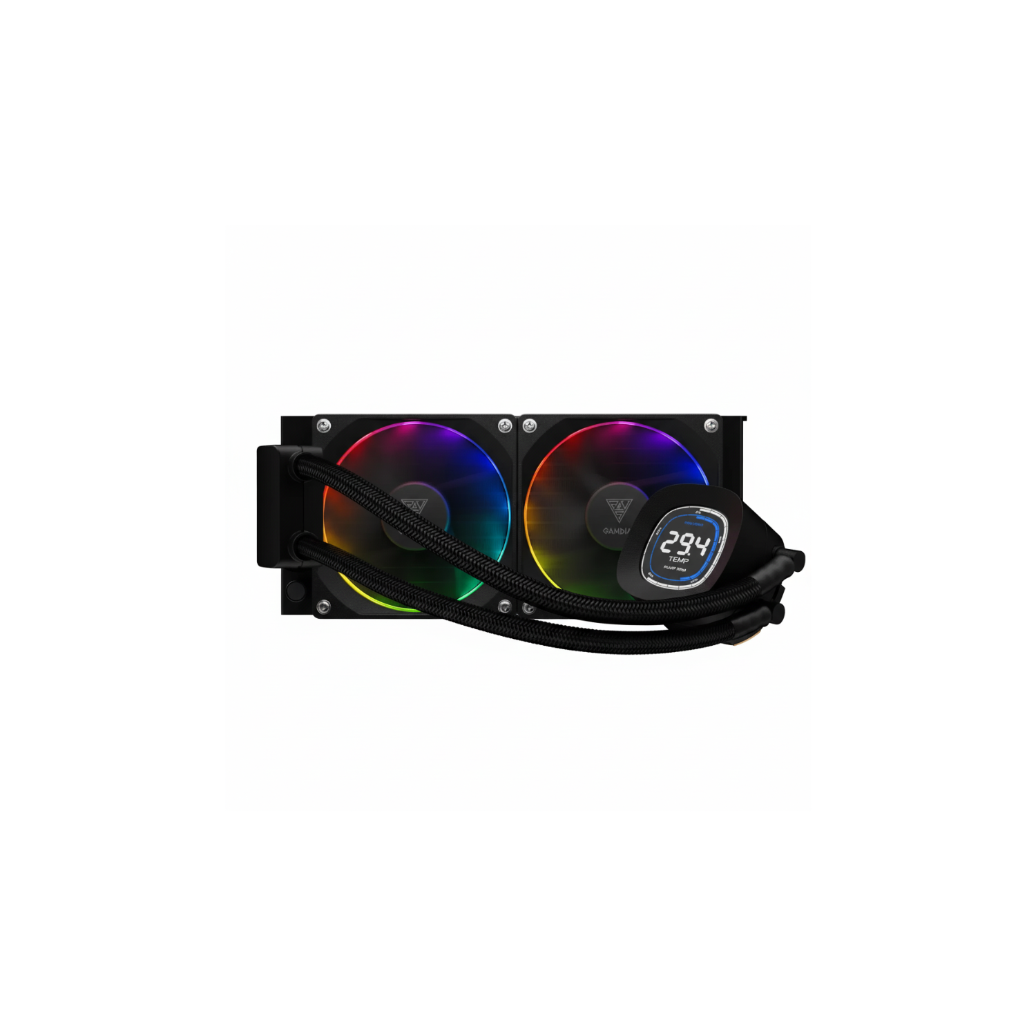 GAMDIAS CHIONE M4-240 Black RGB Liquid CPU Cooler – 240mm High-Performance Water Cooling System